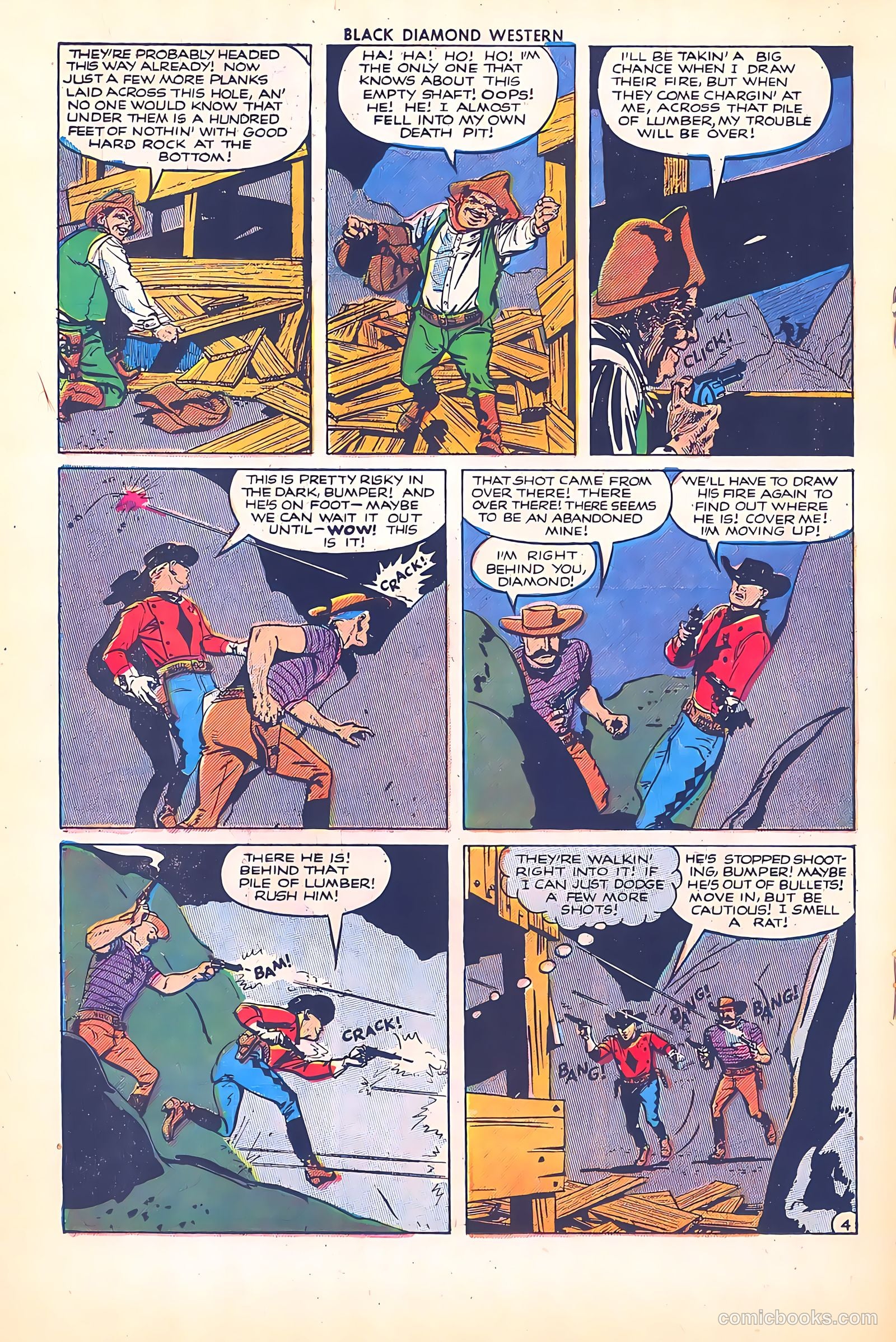 Black Diamond Western #39 (1952) — page 18 of 35