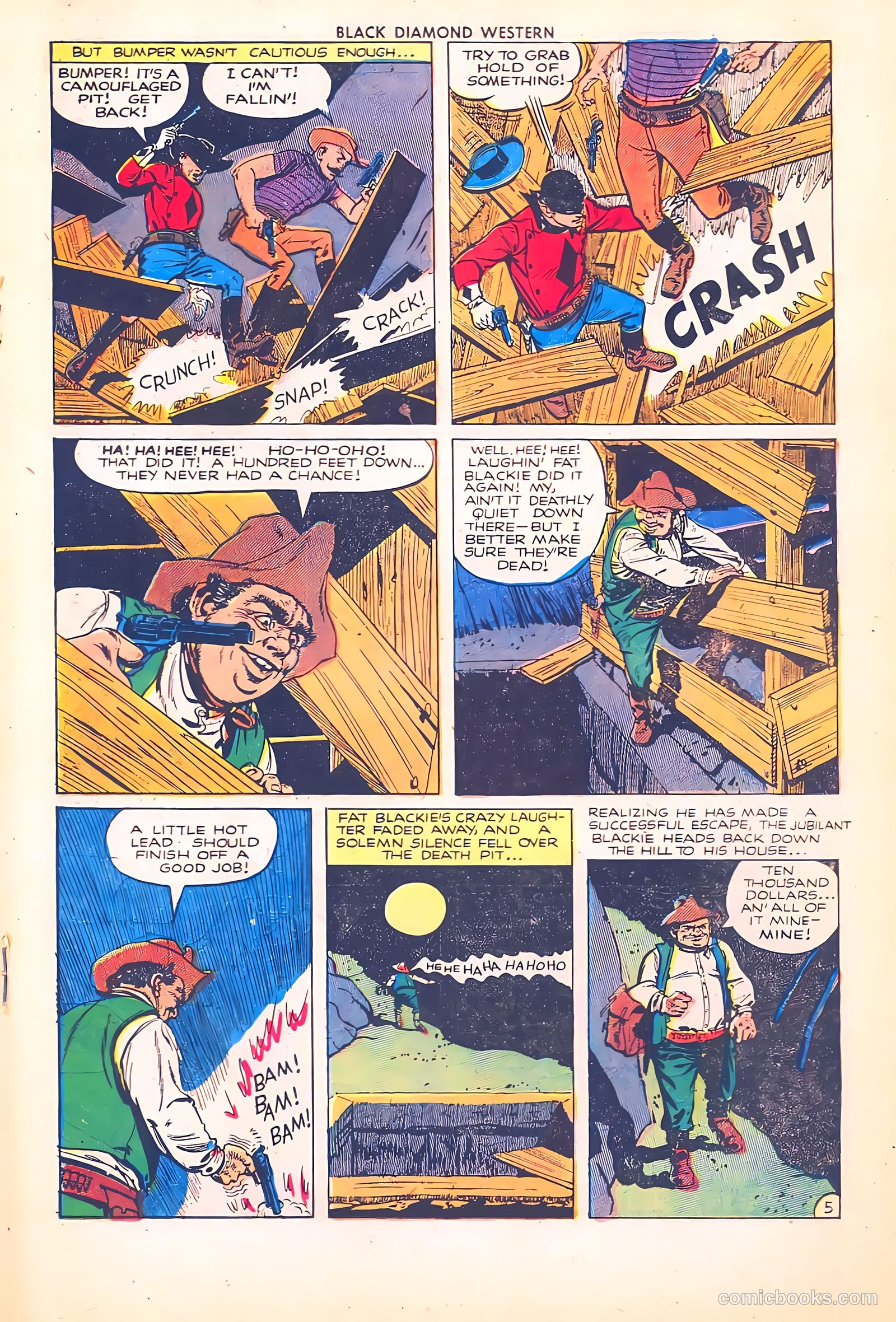Black Diamond Western #39 (1952) — page 19 of 35
