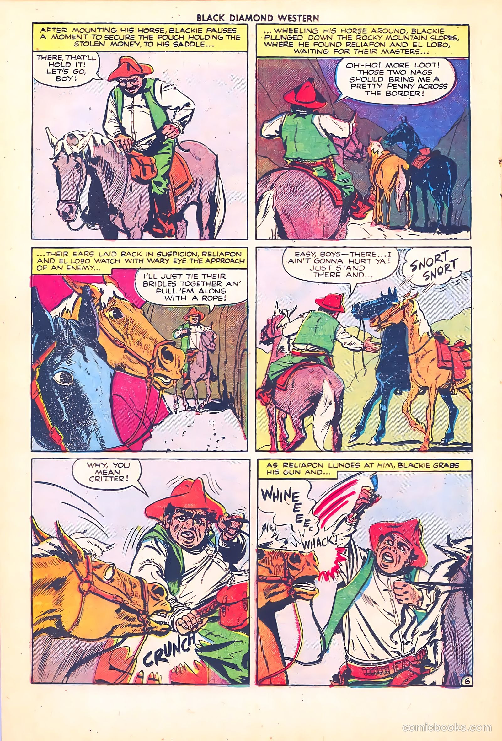 Black Diamond Western #39 (1952) — page 20 of 35