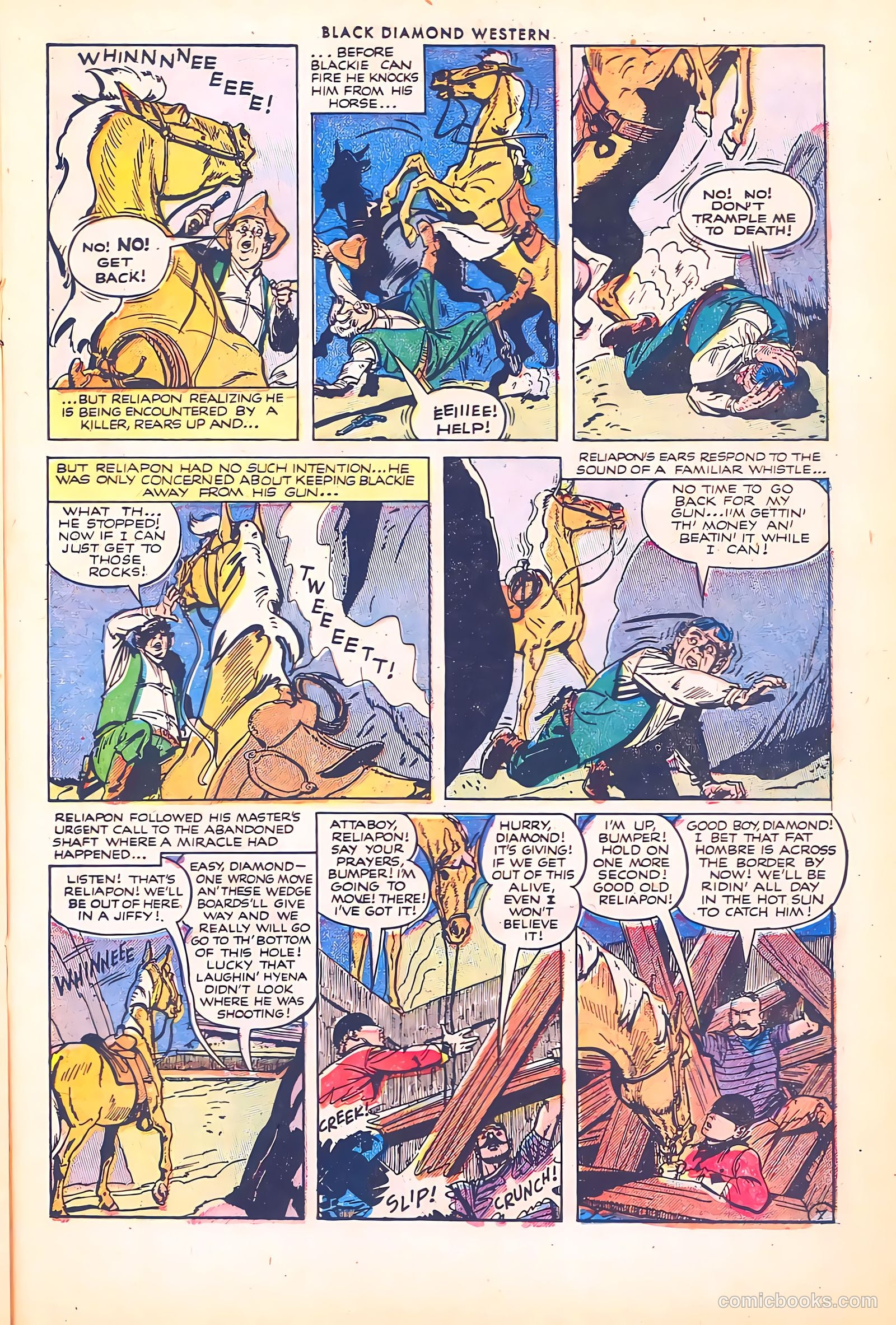 Black Diamond Western #39 (1952) — page 21 of 35