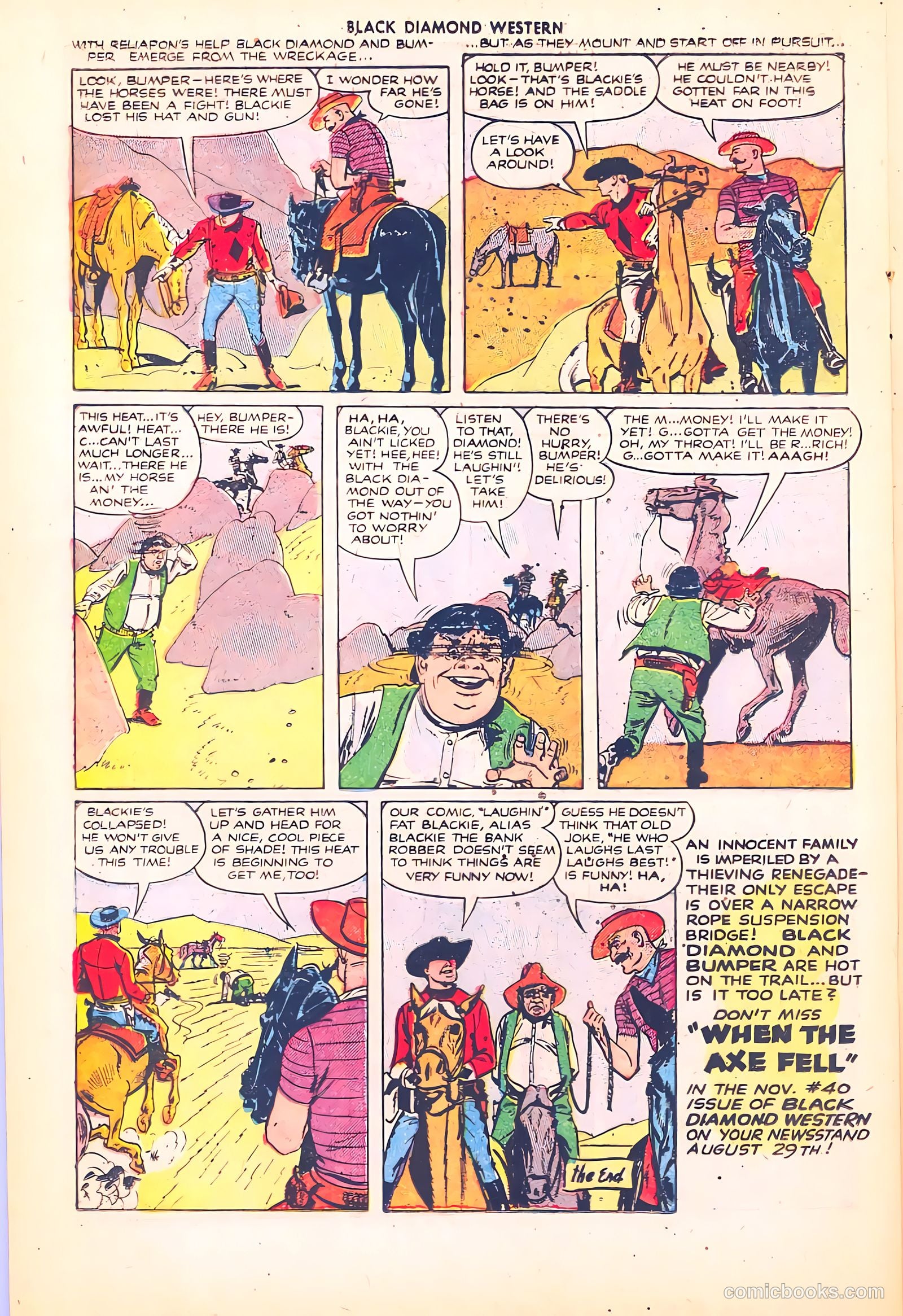 Black Diamond Western #39 (1952) — page 22 of 35