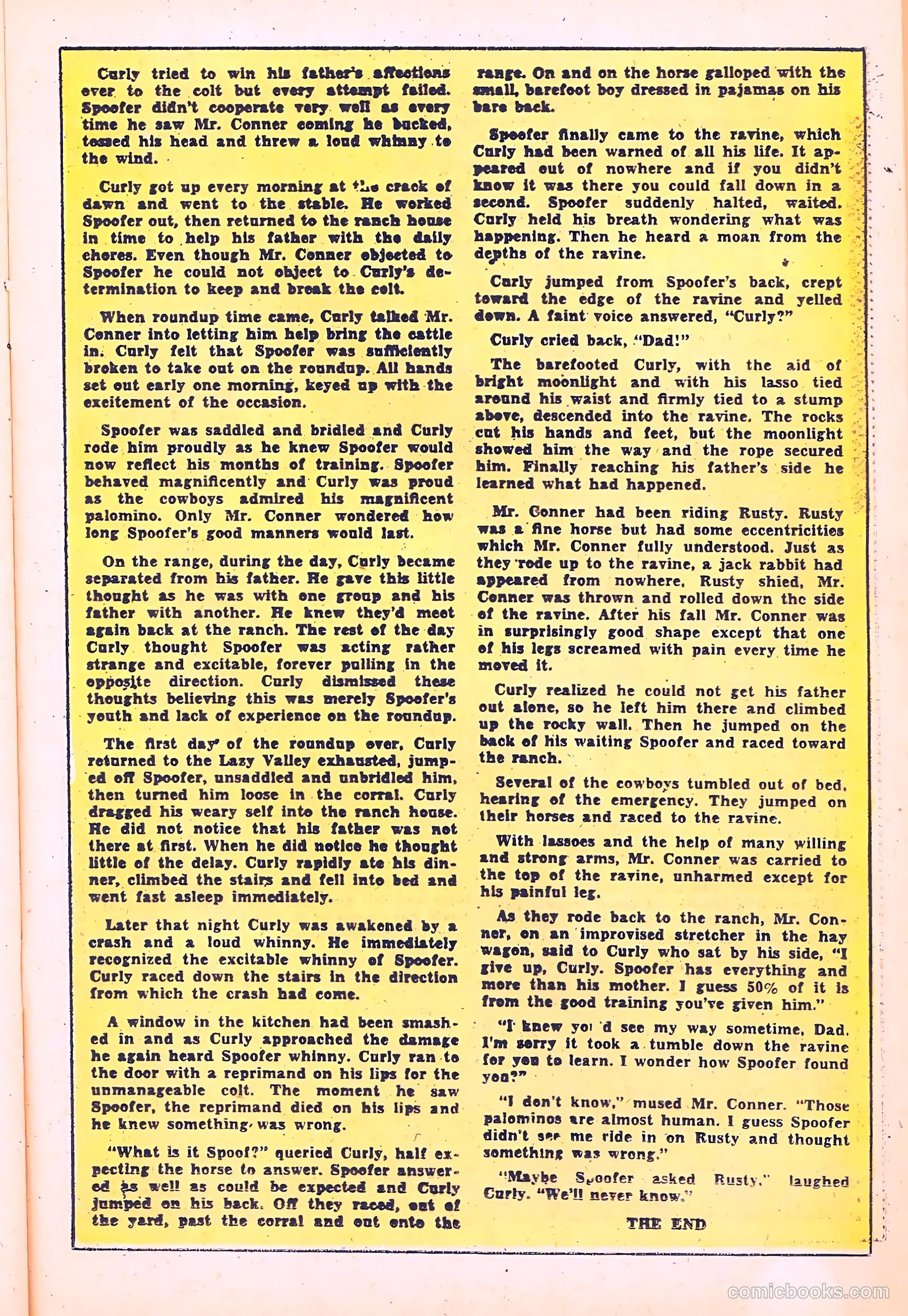 Black Diamond Western #39 (1952) — page 25 of 35