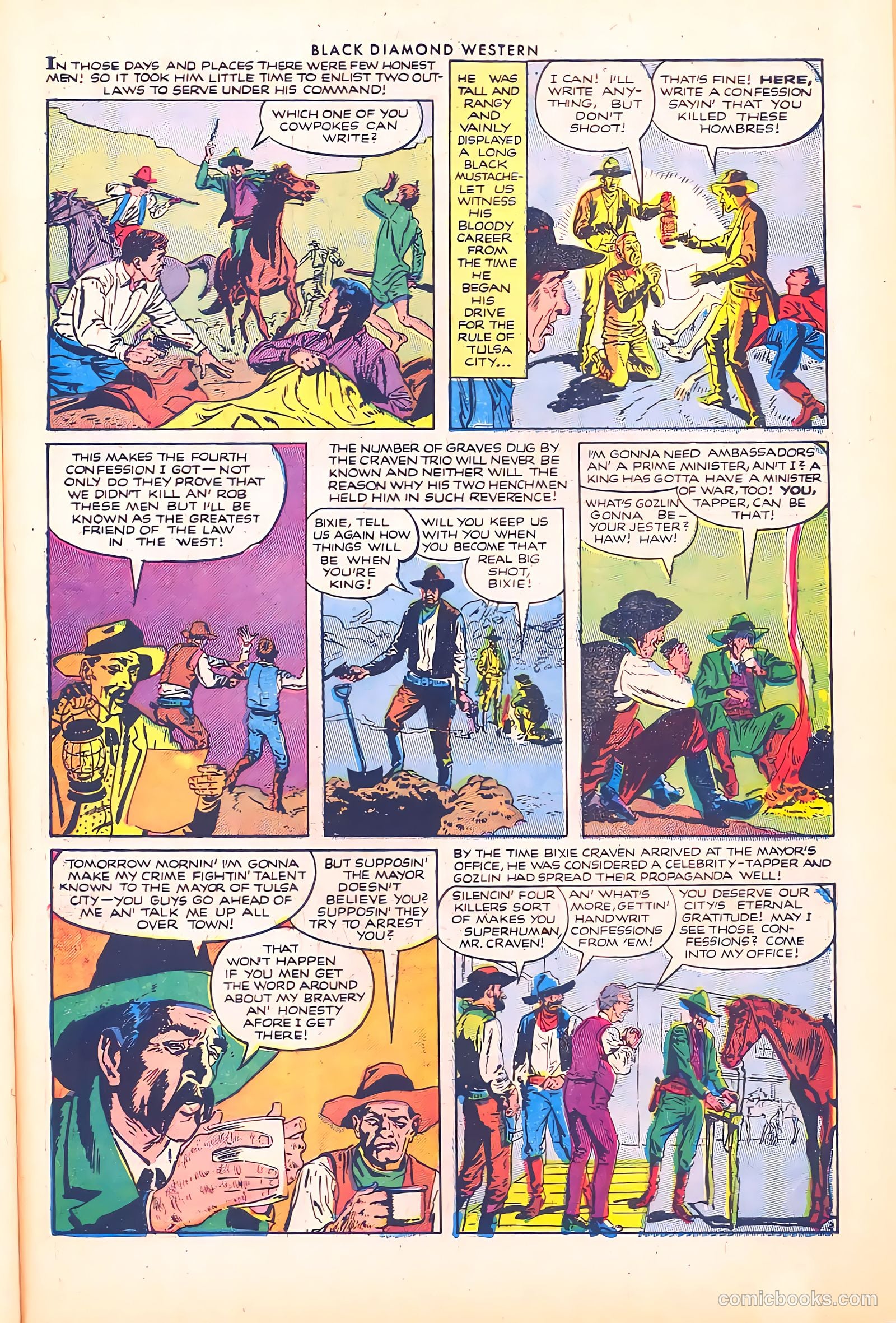 Black Diamond Western #39 (1952) — page 27 of 35