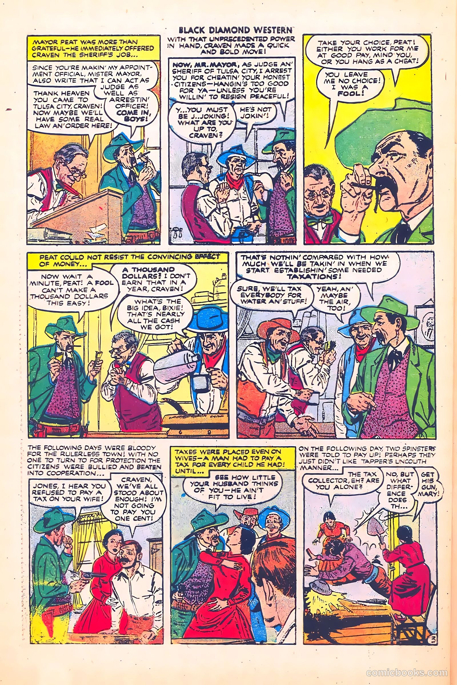 Black Diamond Western #39 (1952) — page 28 of 35