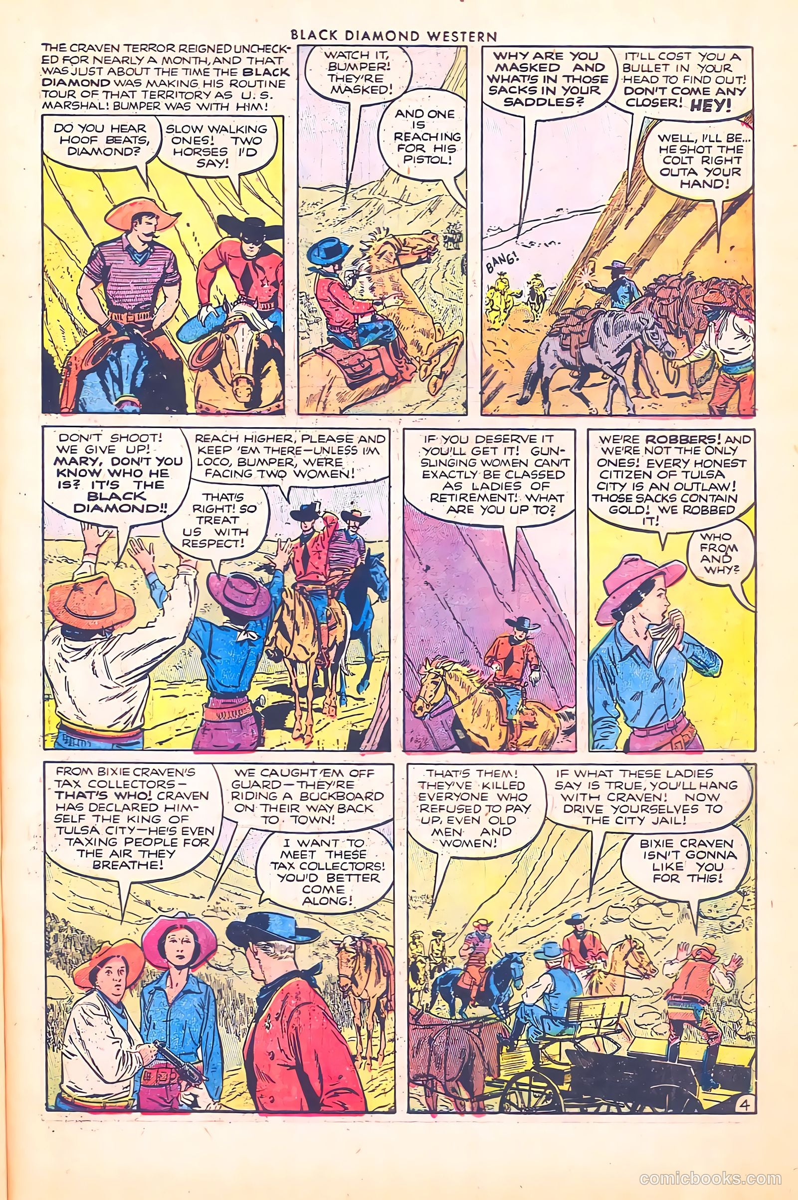 Black Diamond Western #39 (1952) — page 29 of 35