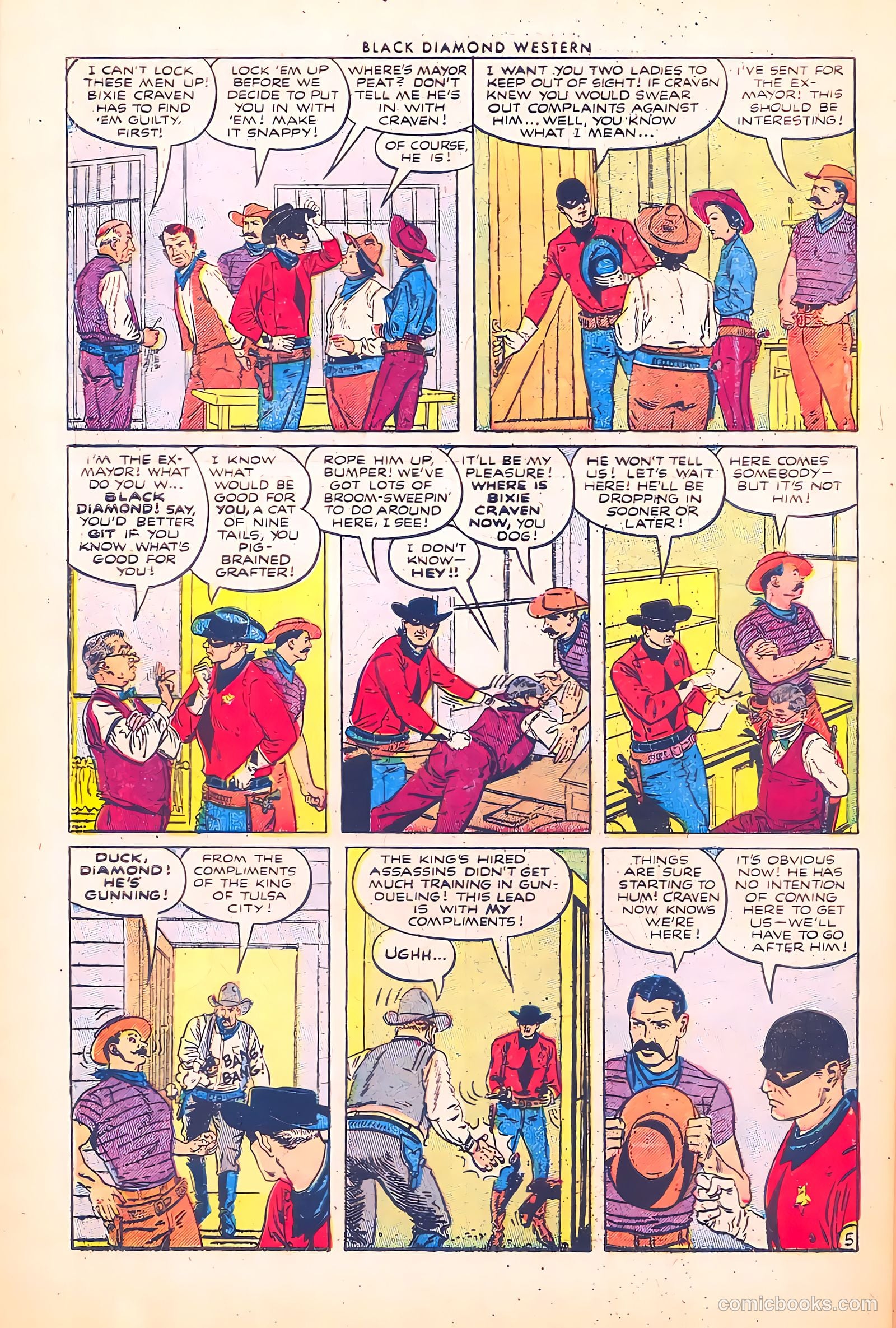 Black Diamond Western #39 (1952) — page 30 of 35