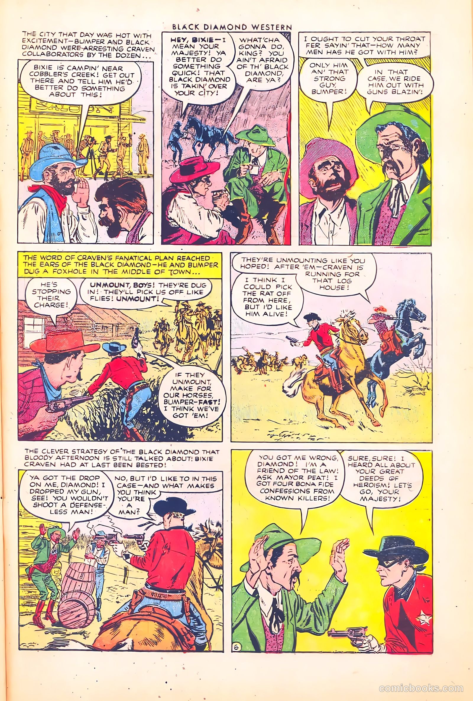 Black Diamond Western #39 (1952) — page 31 of 35