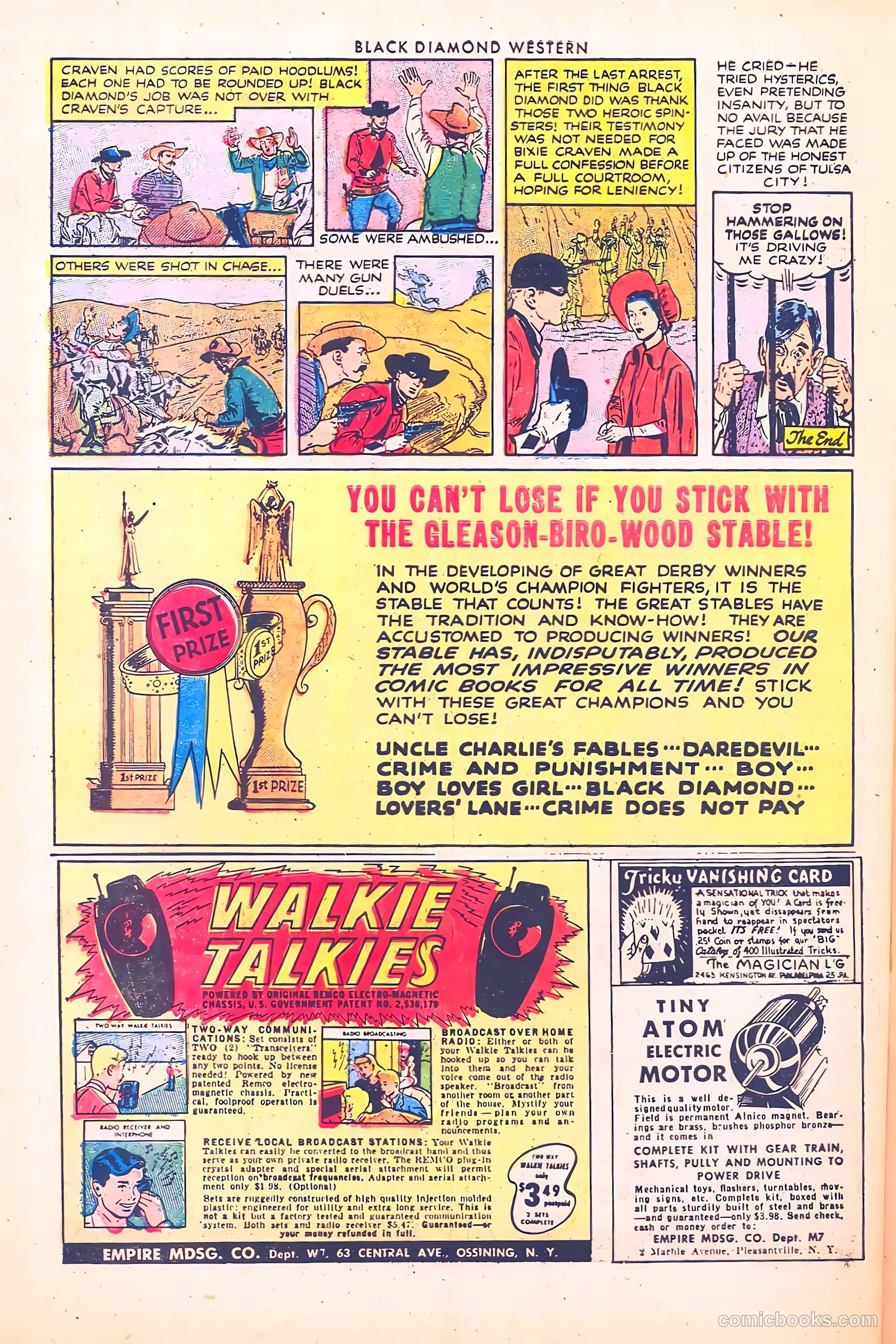 Black Diamond Western #39 (1952) — page 32 of 35