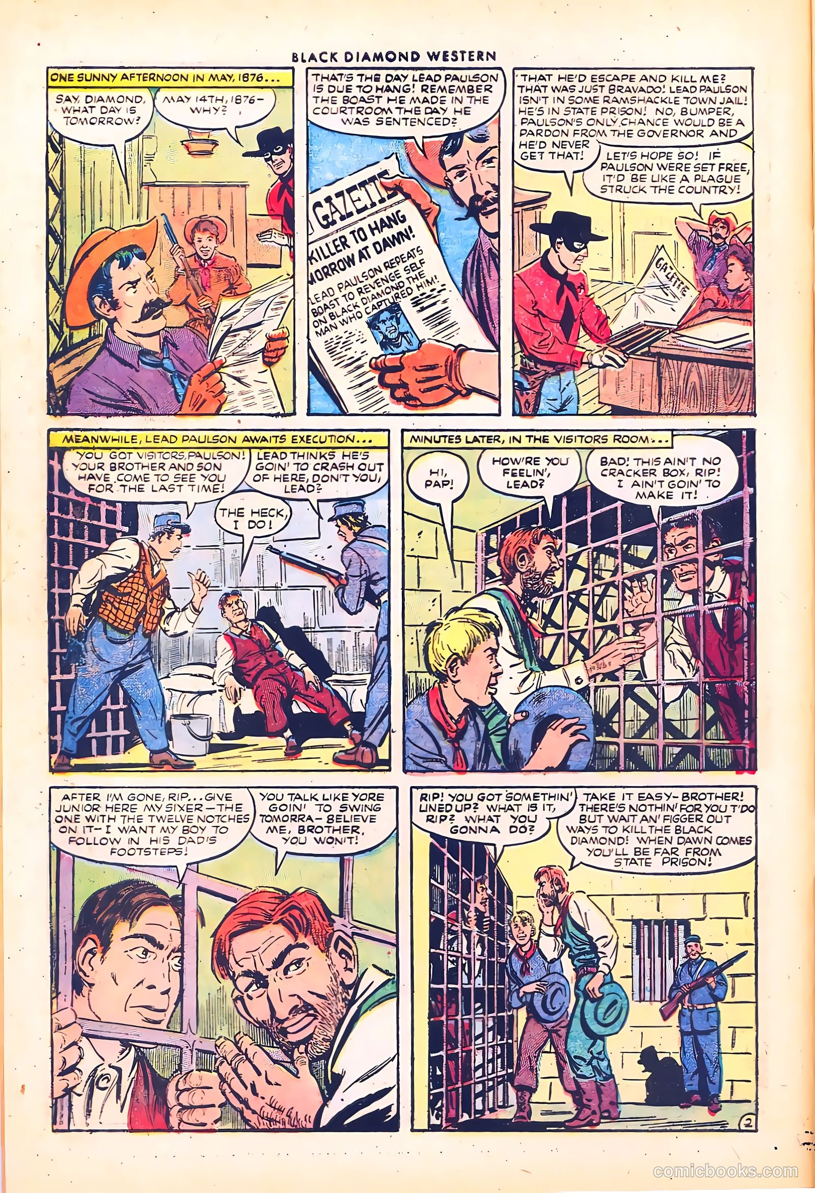 Black Diamond Western #40 (1952) — page 4 of 36