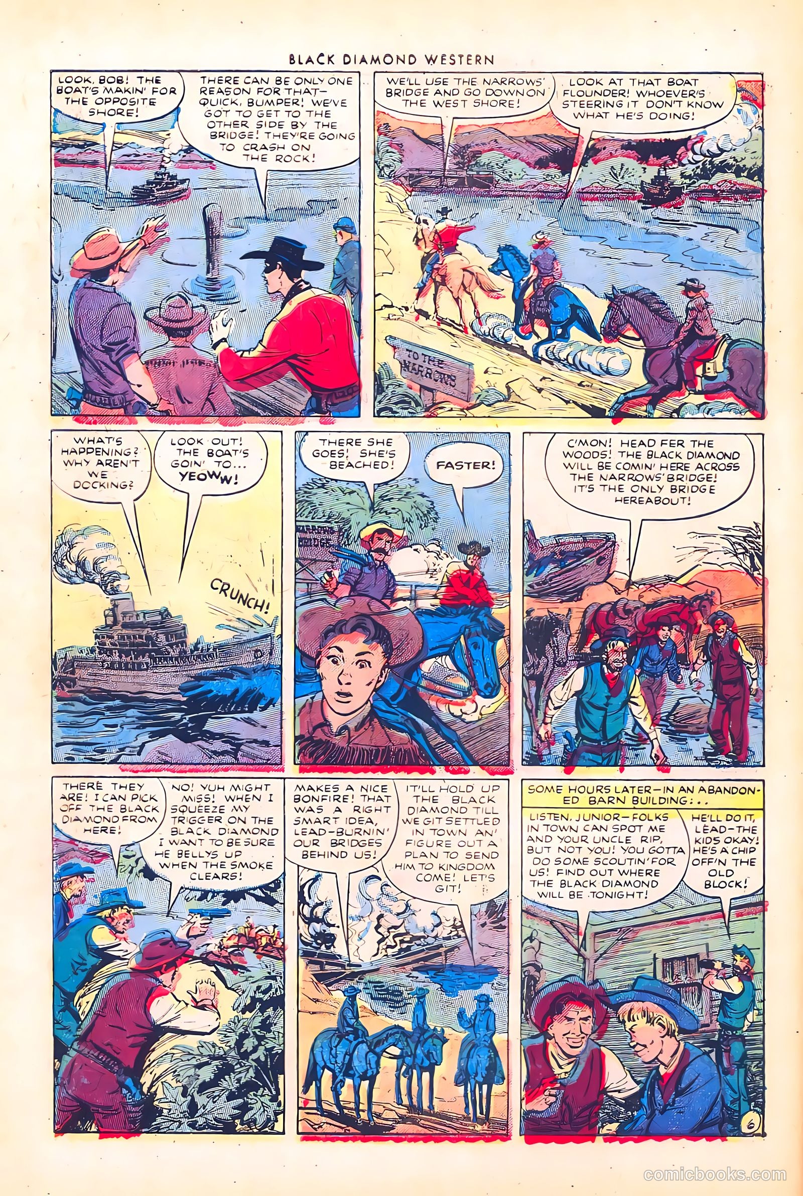 Black Diamond Western #40 (1952) — page 8 of 36
