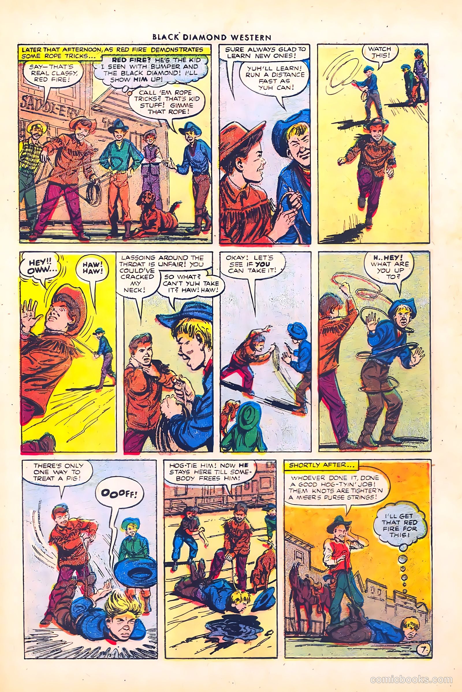 Black Diamond Western #40 (1952) — page 9 of 36
