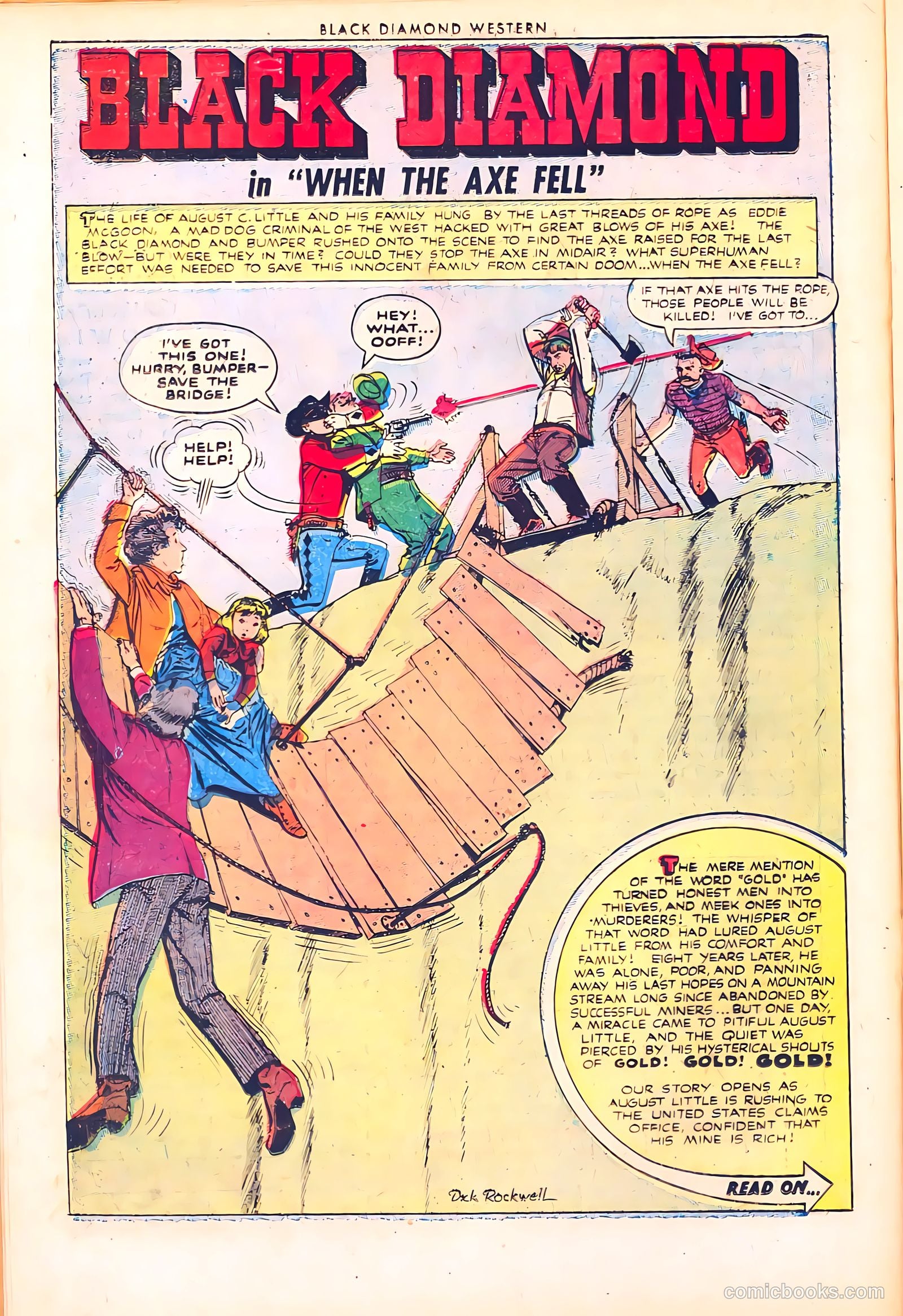 Black Diamond Western #40 (1952) — page 14 of 36