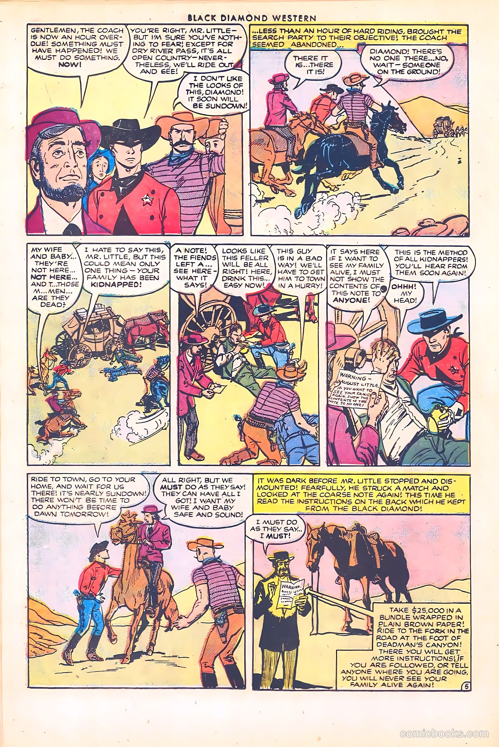 Black Diamond Western #40 (1952) — page 18 of 36