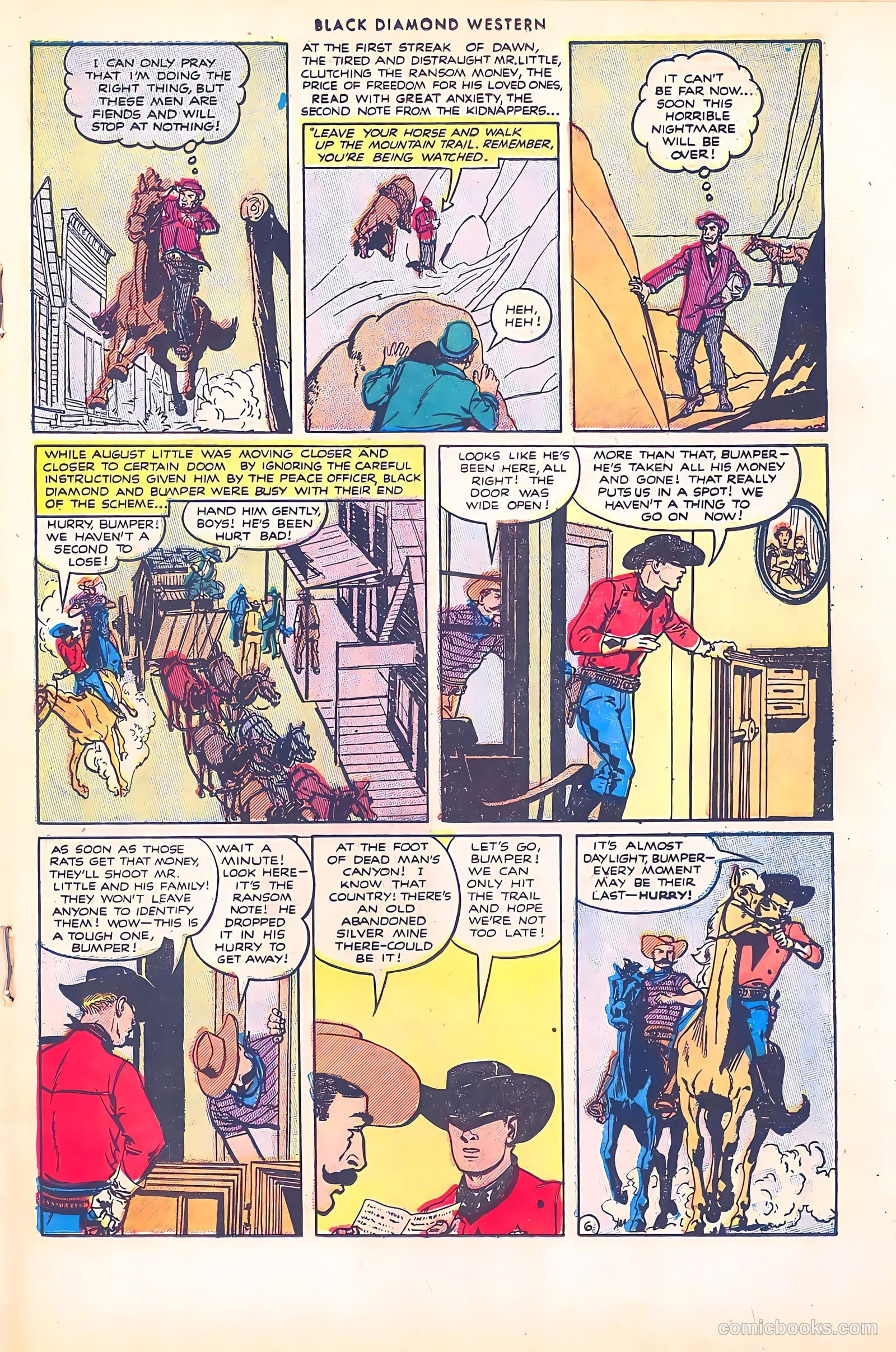 Black Diamond Western #40 (1952) — page 19 of 36