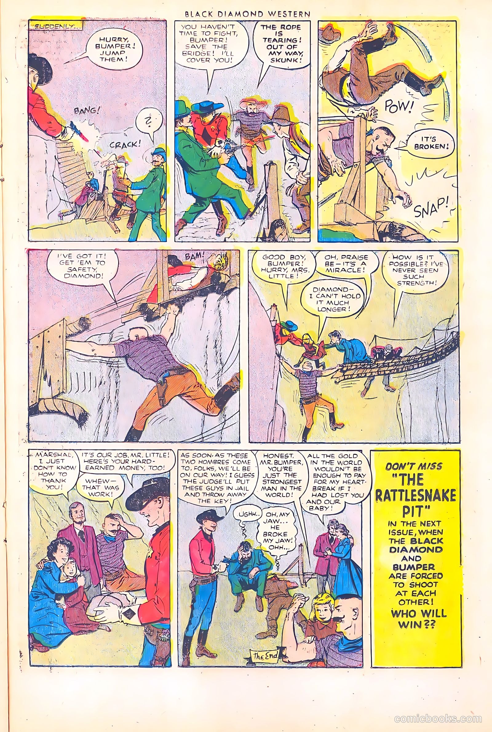 Black Diamond Western #40 (1952) — page 21 of 36