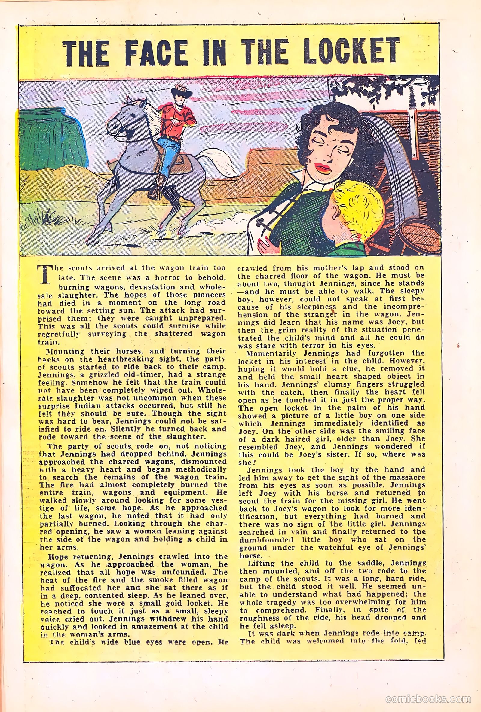 Black Diamond Western #40 (1952) — page 22 of 36