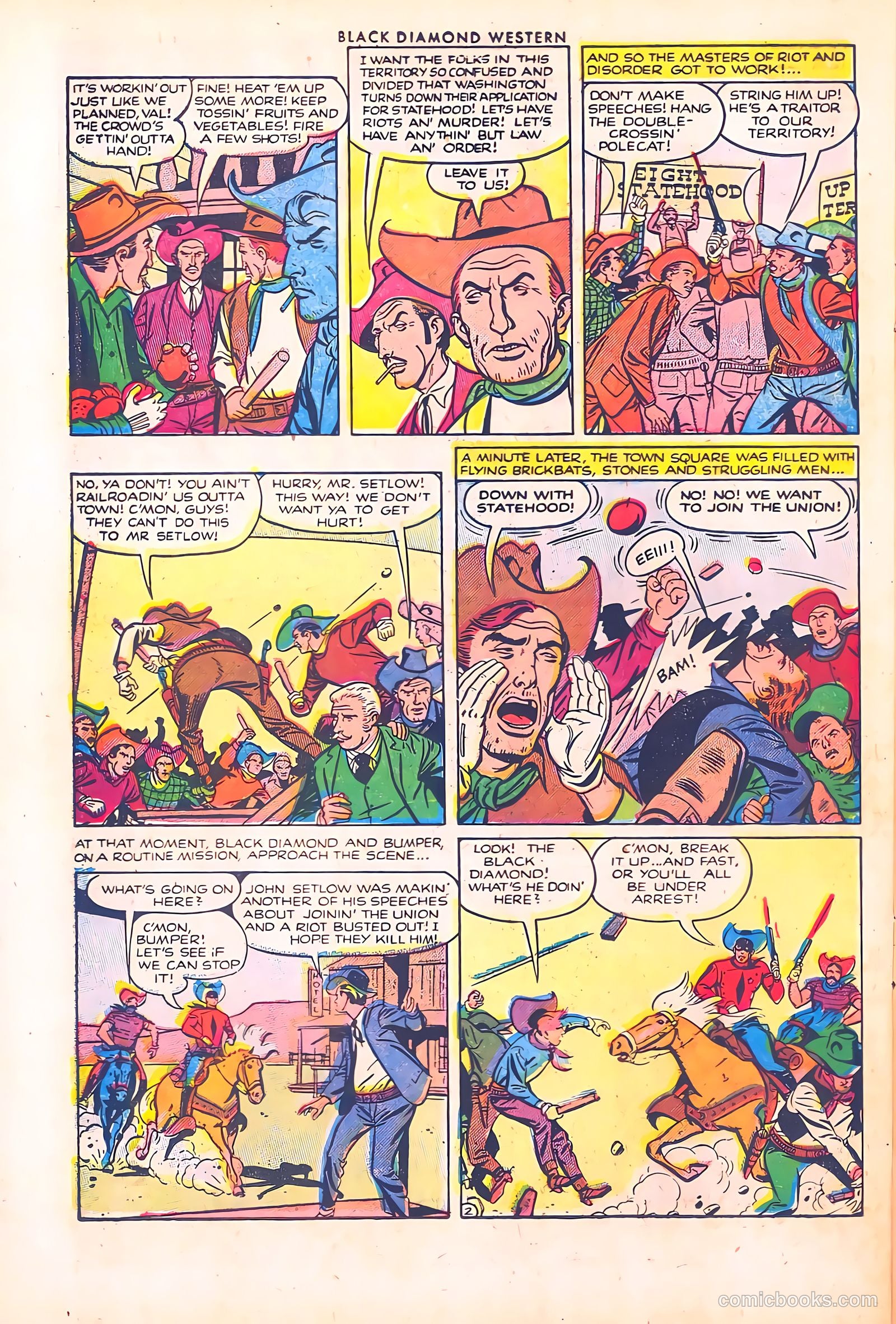Black Diamond Western #40 (1952) — page 26 of 36