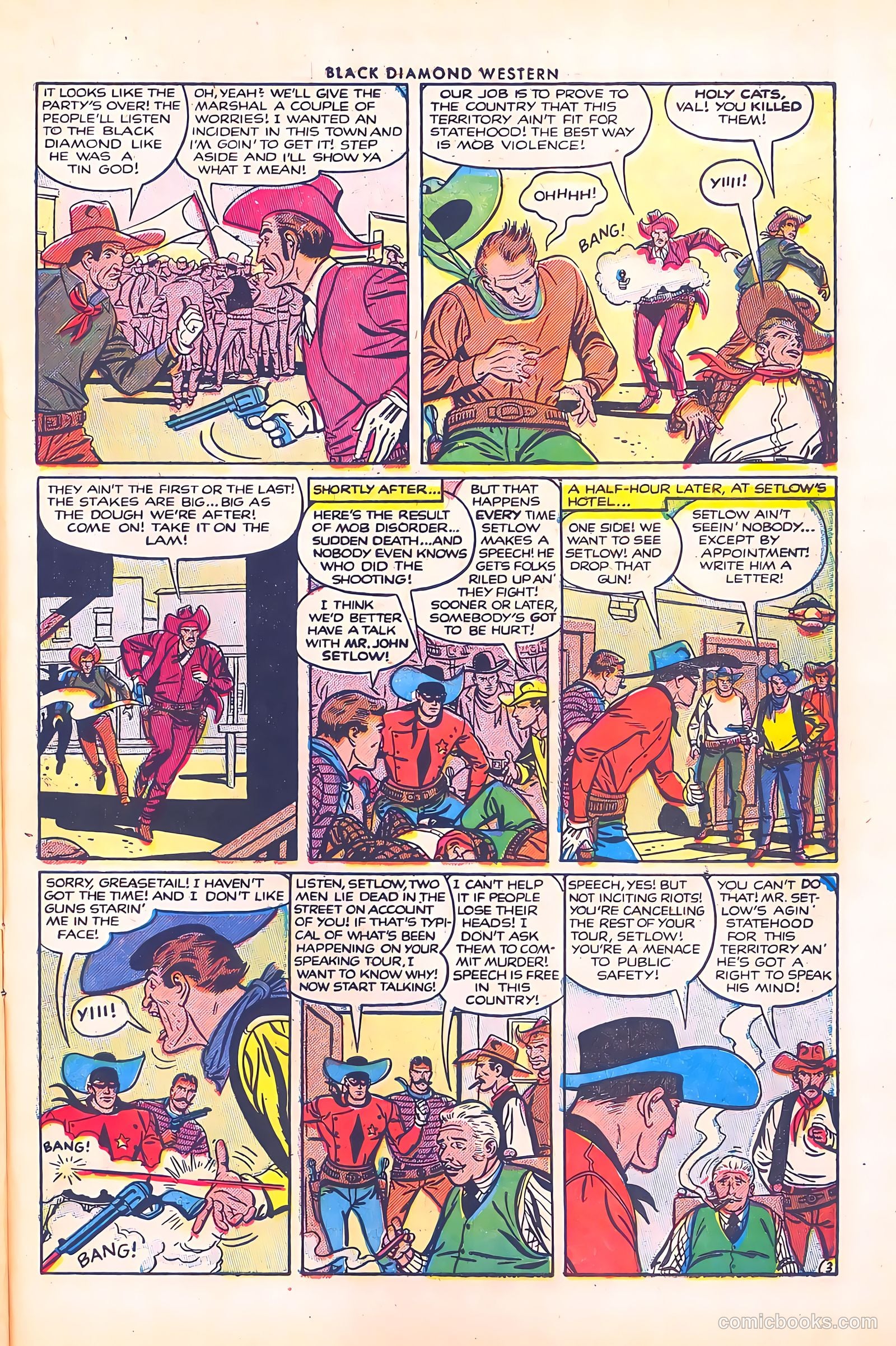 Black Diamond Western #40 (1952) — page 27 of 36