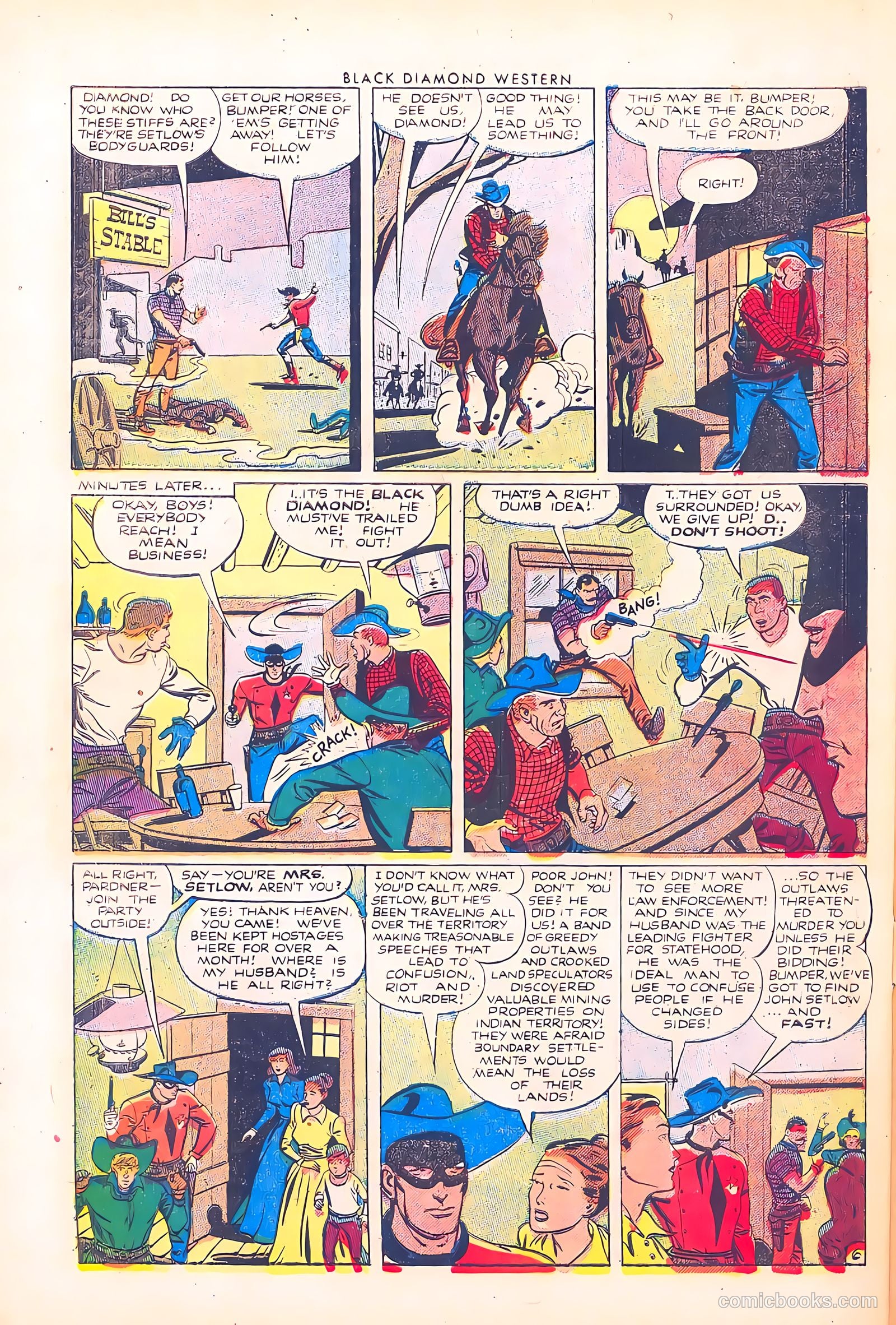 Black Diamond Western #40 (1952) — page 30 of 36