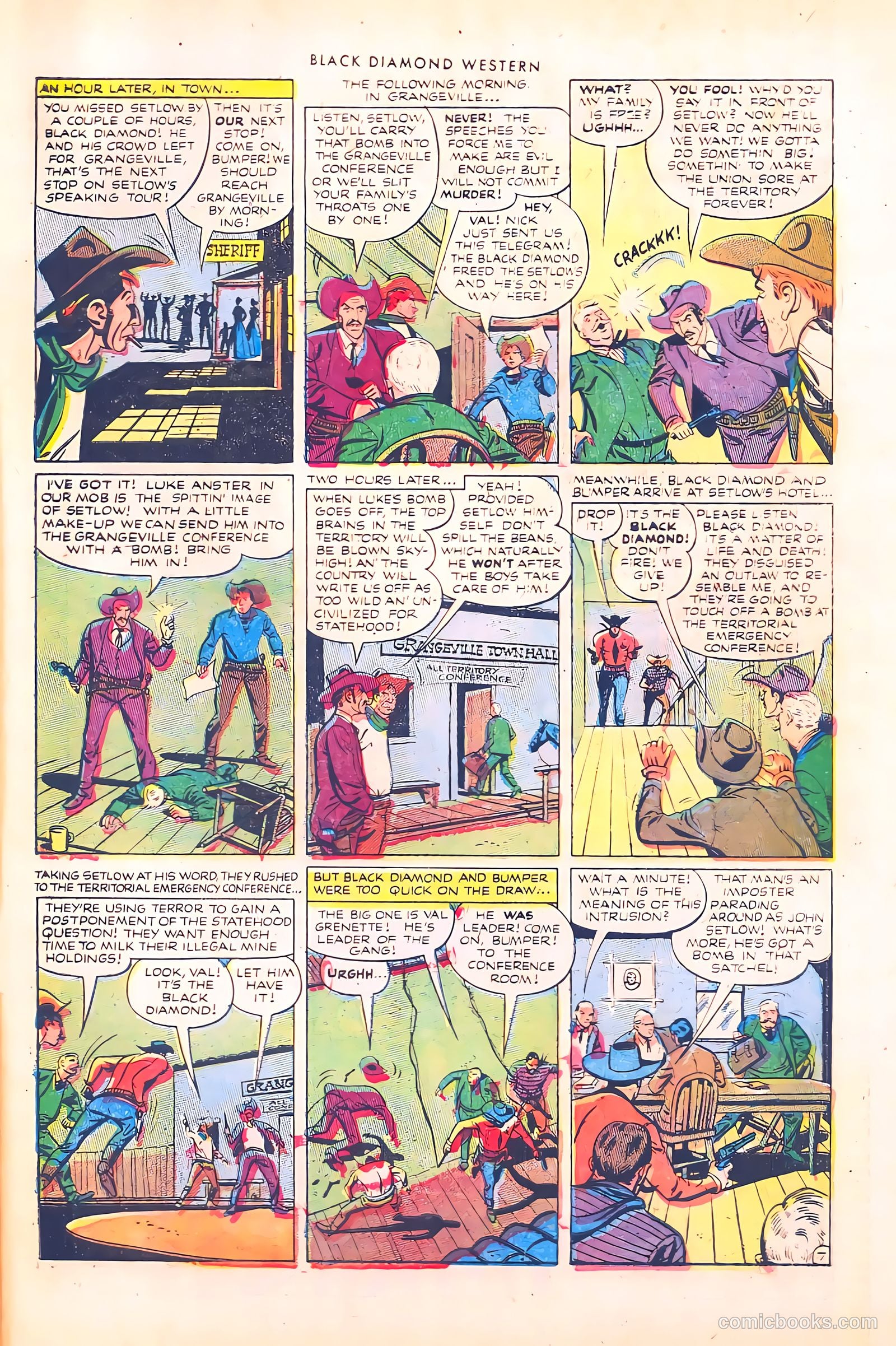 Black Diamond Western #40 (1952) — page 31 of 36