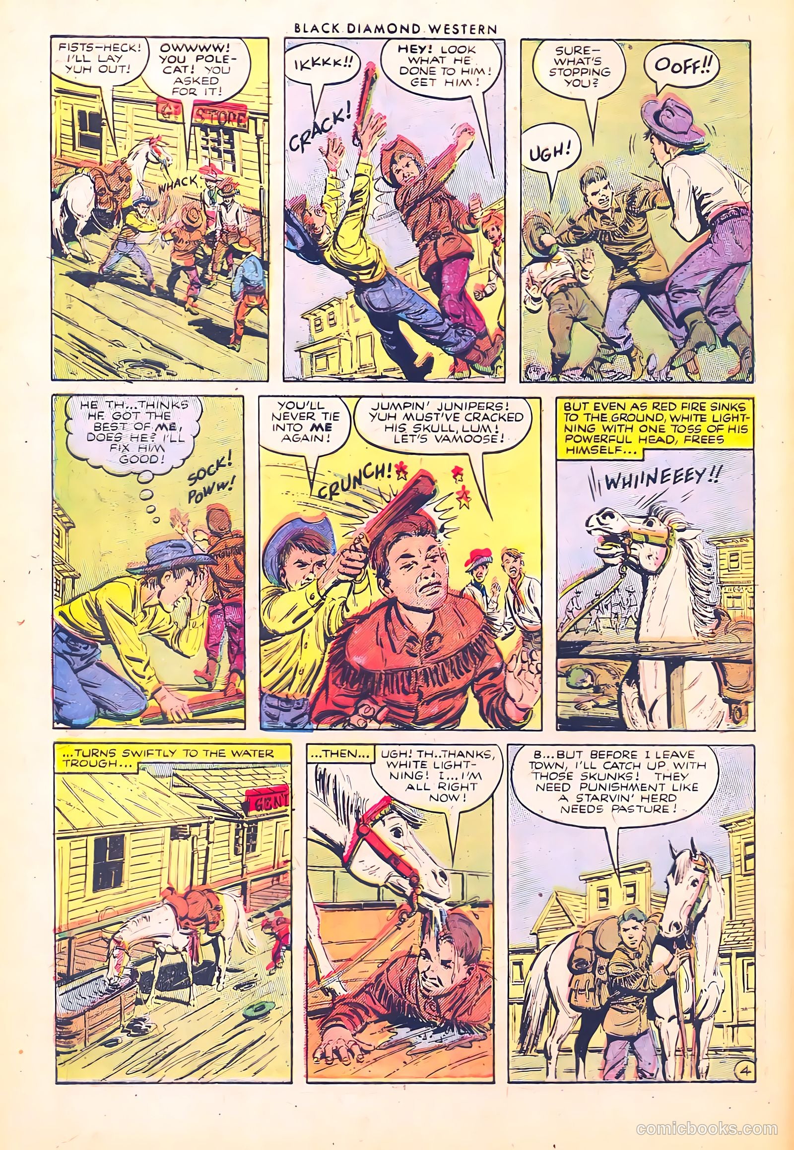 Black Diamond Western #41 (1952) — page 6 of 36