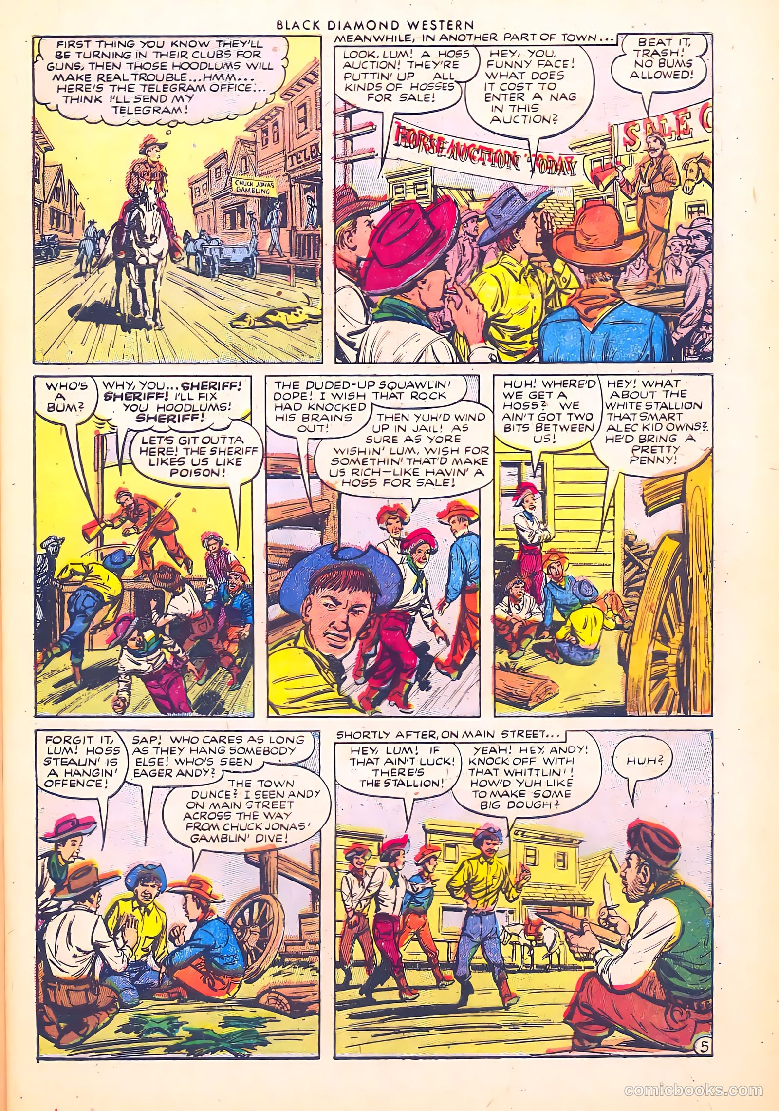 Black Diamond Western #41 (1952) — page 7 of 36