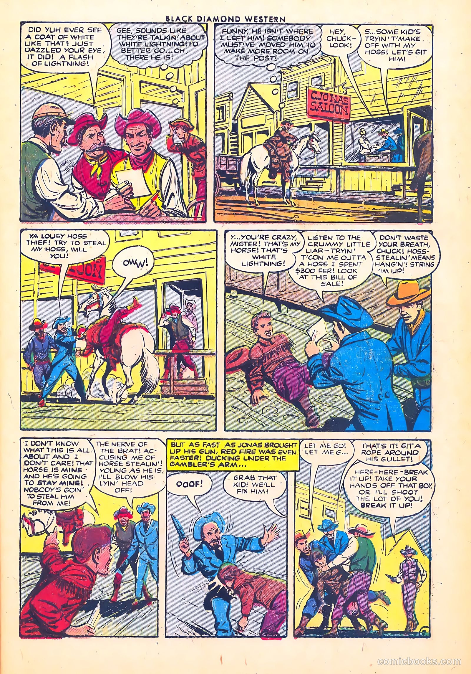 Black Diamond Western #41 (1952) — page 9 of 36