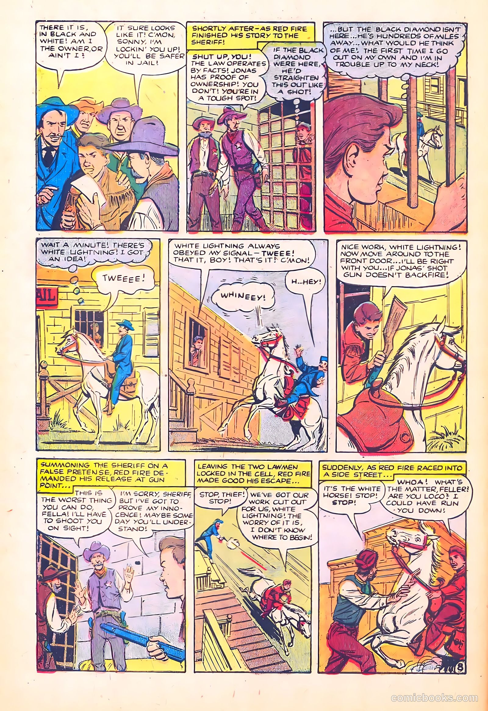 Black Diamond Western #41 (1952) — page 10 of 36