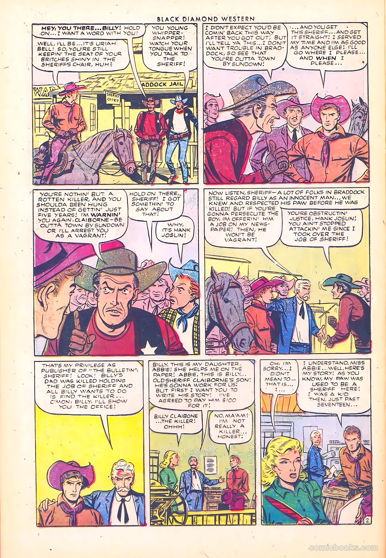 Black Diamond Western #41 (1952) — page 14 of 36