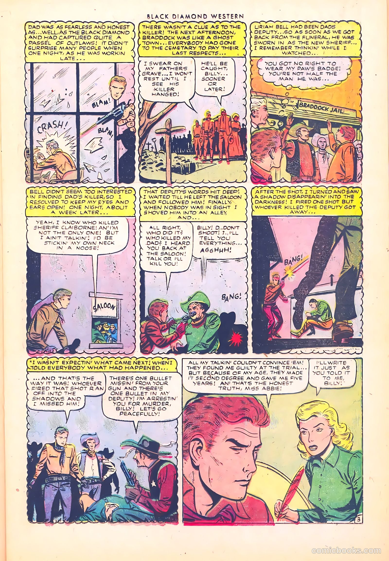 Black Diamond Western #41 (1952) — page 15 of 36