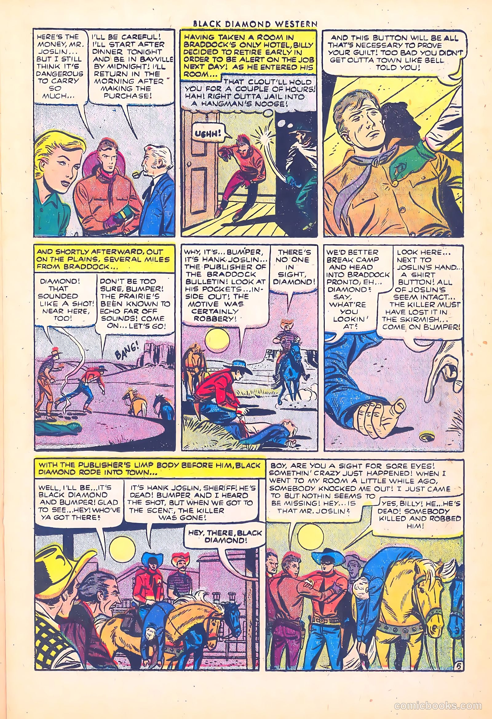 Black Diamond Western #41 (1952) — page 17 of 36