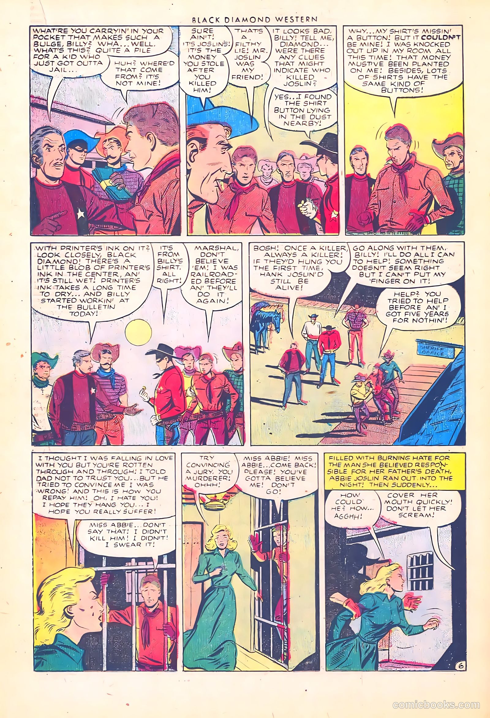 Black Diamond Western #41 (1952) — page 18 of 36