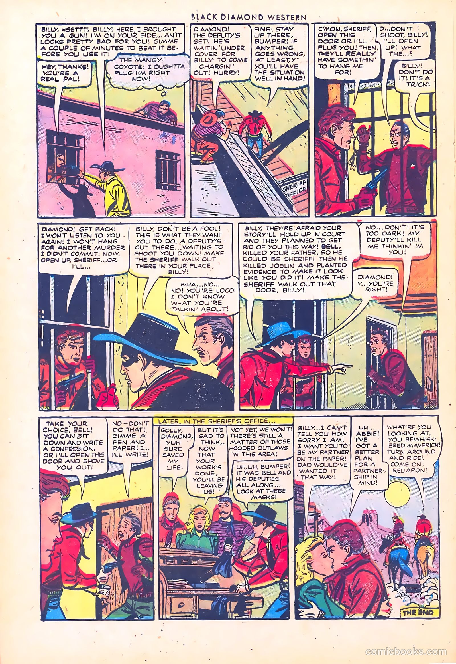 Black Diamond Western #41 (1952) — page 20 of 36