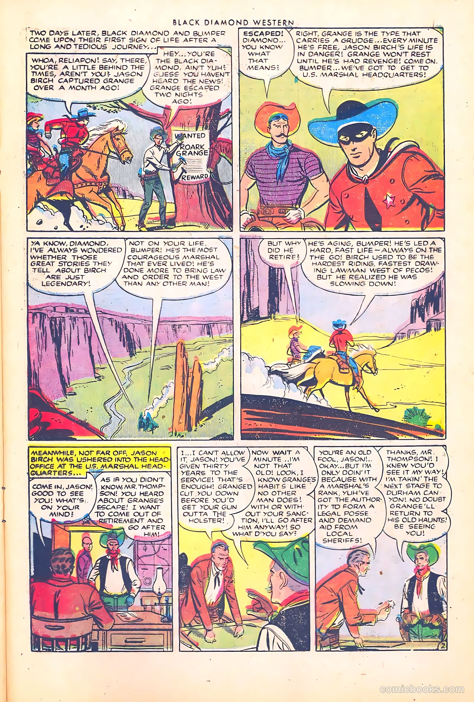 Black Diamond Western #41 (1952) — page 25 of 36