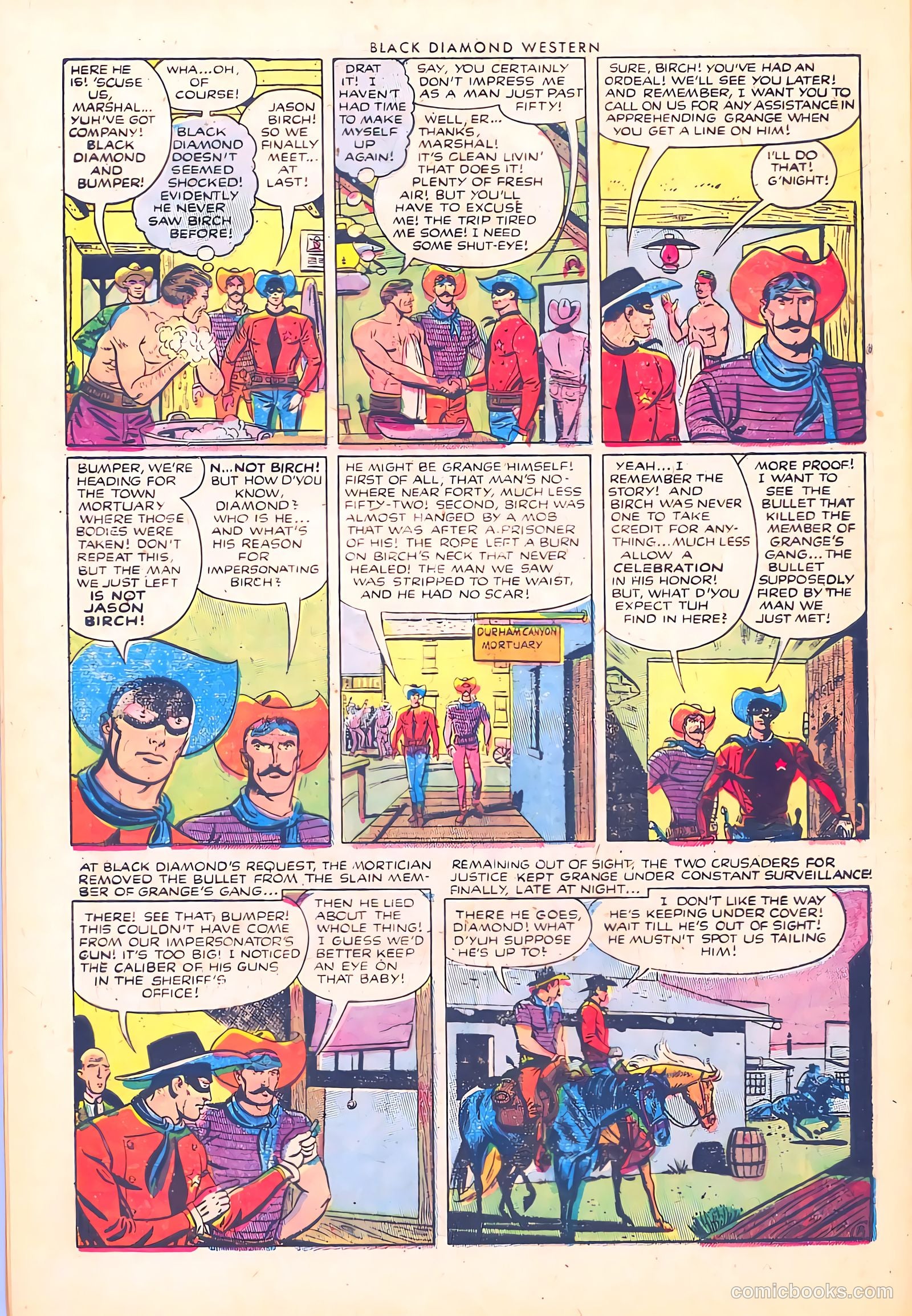 Black Diamond Western #41 (1952) — page 28 of 36
