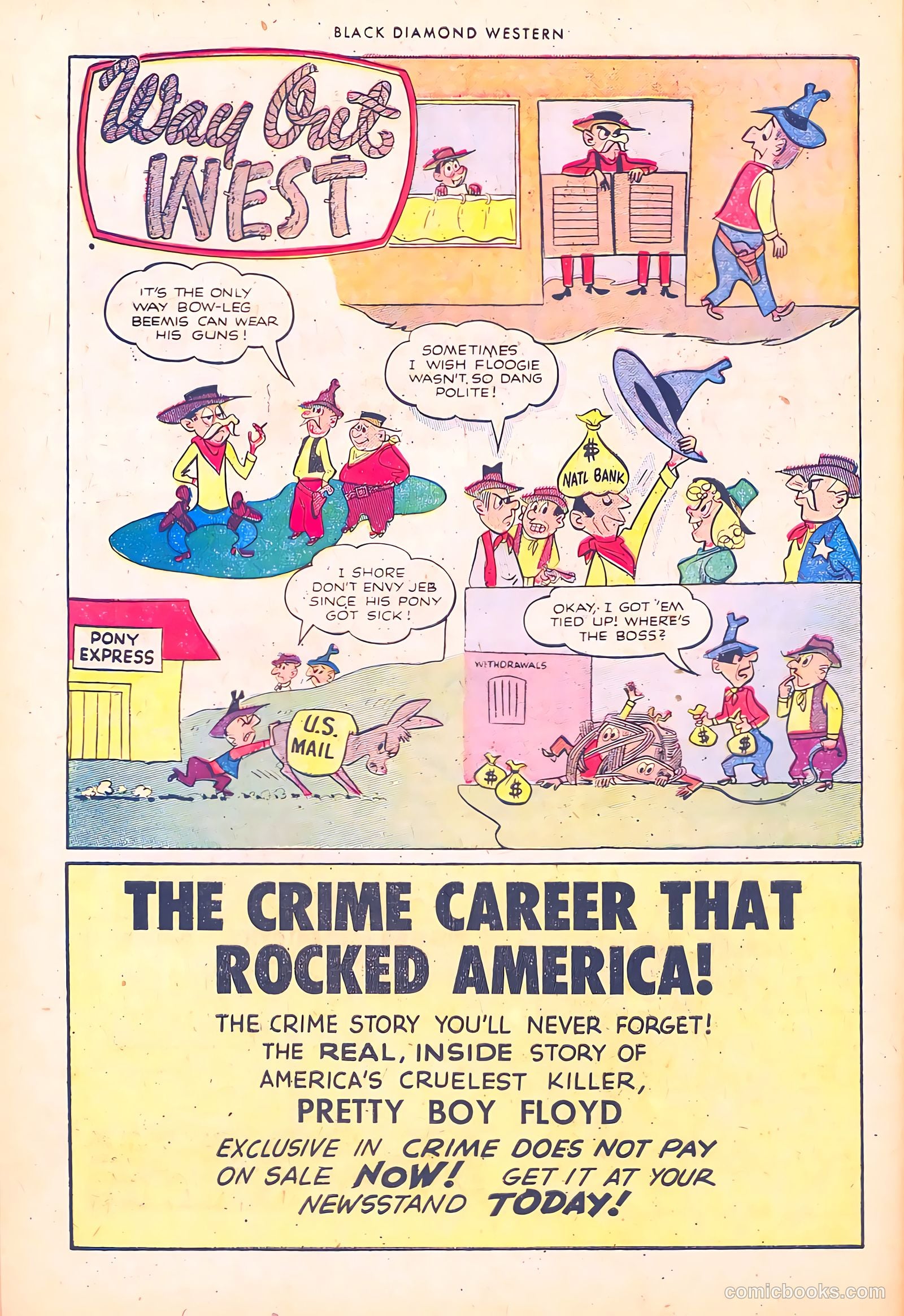 Black Diamond Western #41 (1952) — page 32 of 36