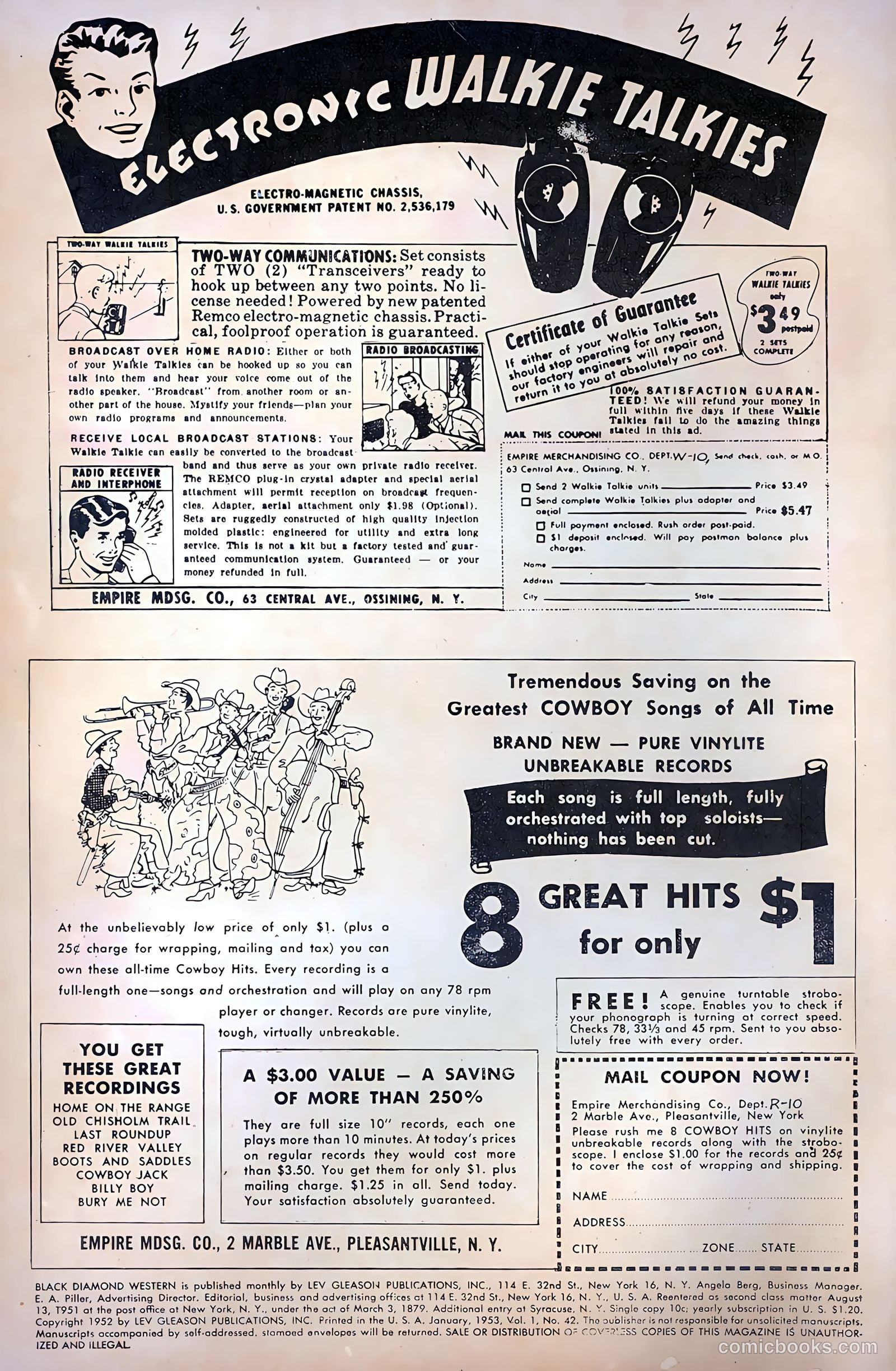 Black Diamond Western #42 (1953) — page 2 of 35