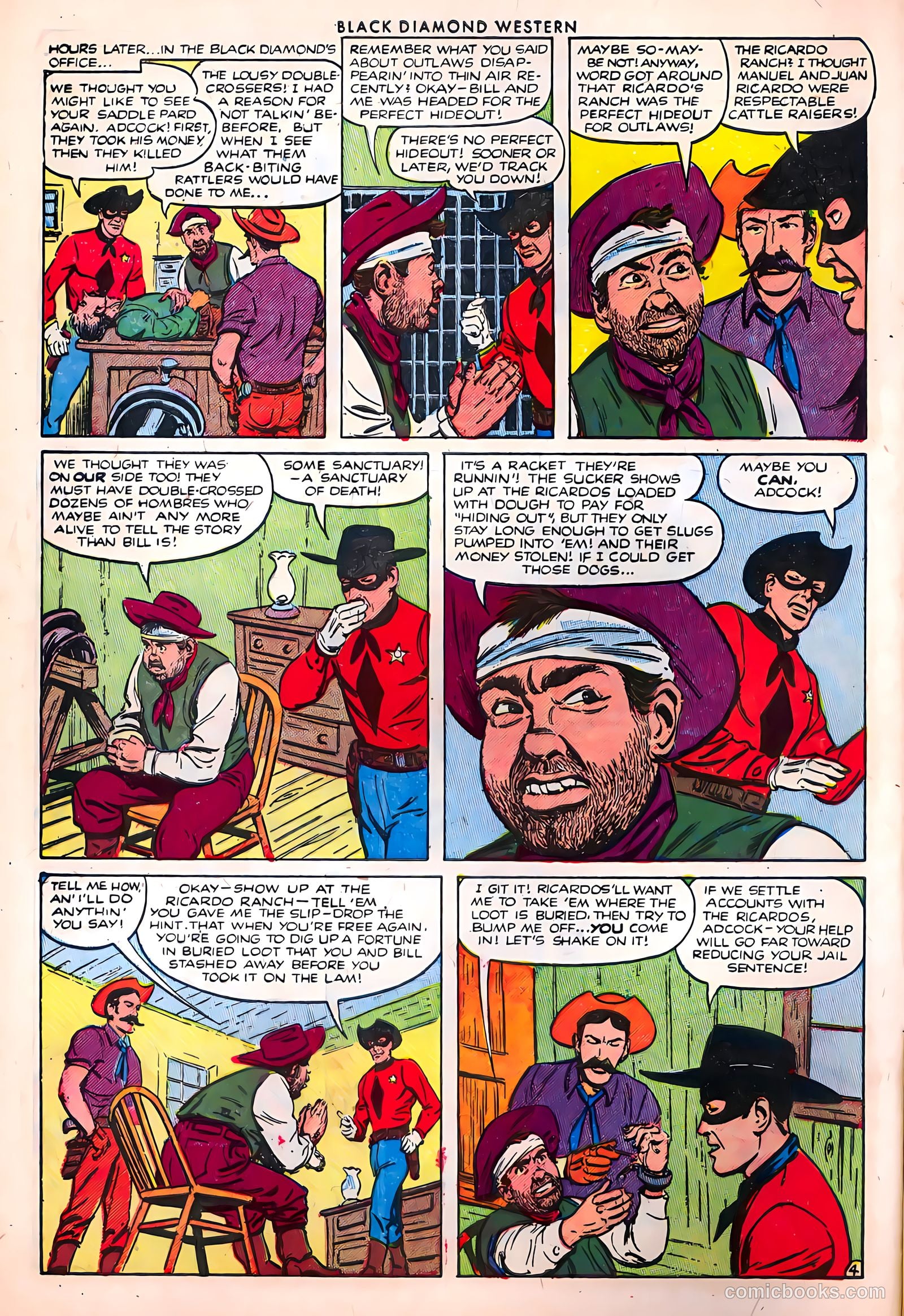 Black Diamond Western #42 (1953) — page 6 of 35