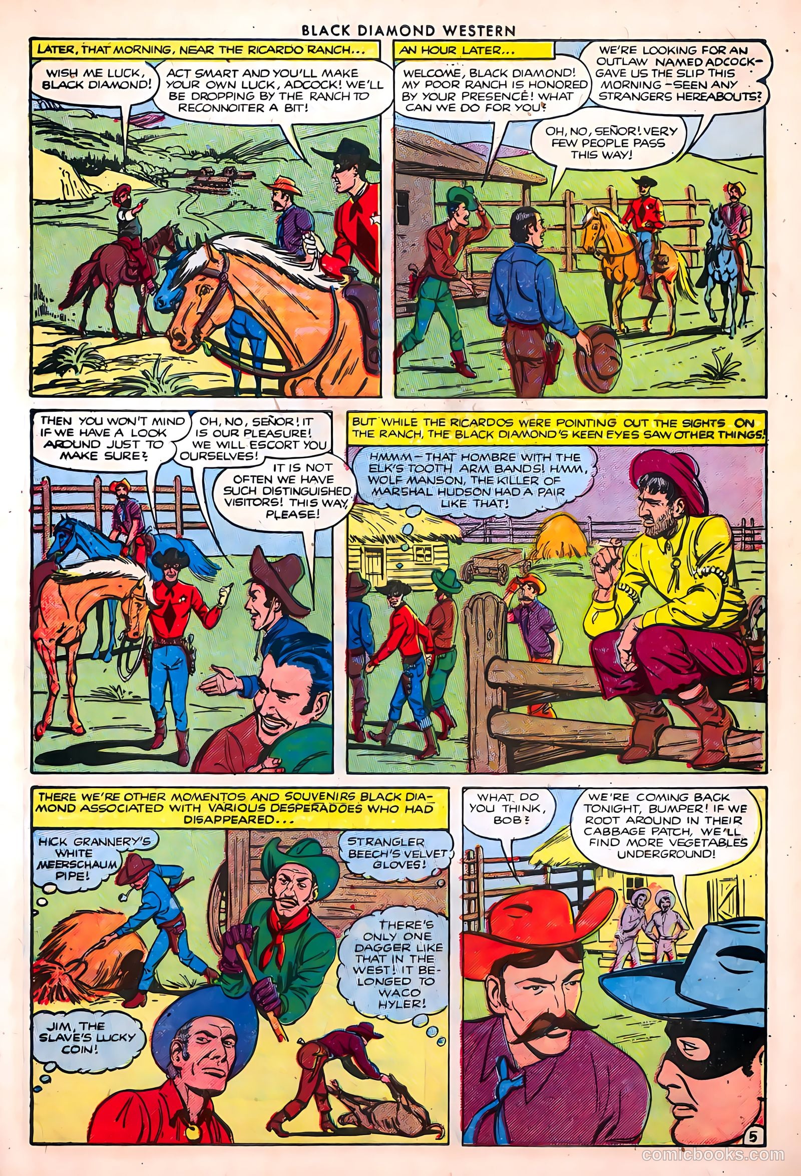 Black Diamond Western #42 (1953) — page 7 of 35