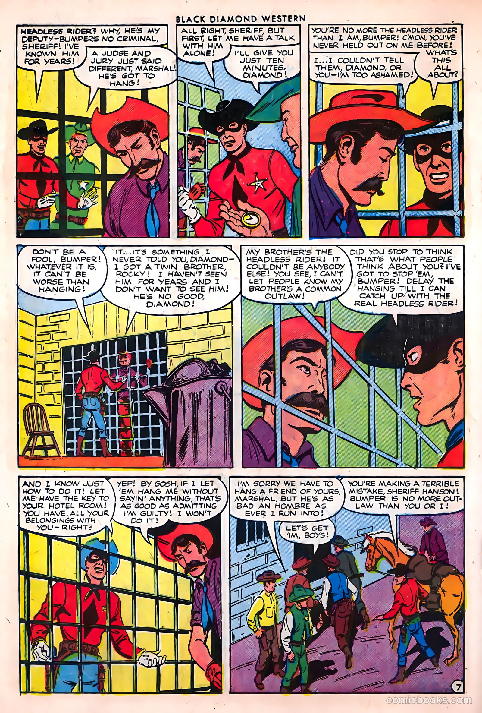Black Diamond Western #42 (1953) — page 18 of 35
