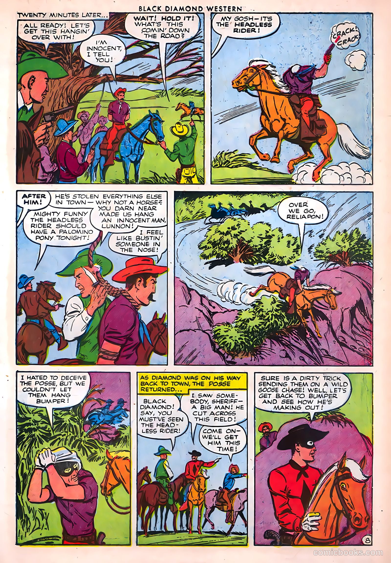 Black Diamond Western #42 (1953) — page 19 of 35