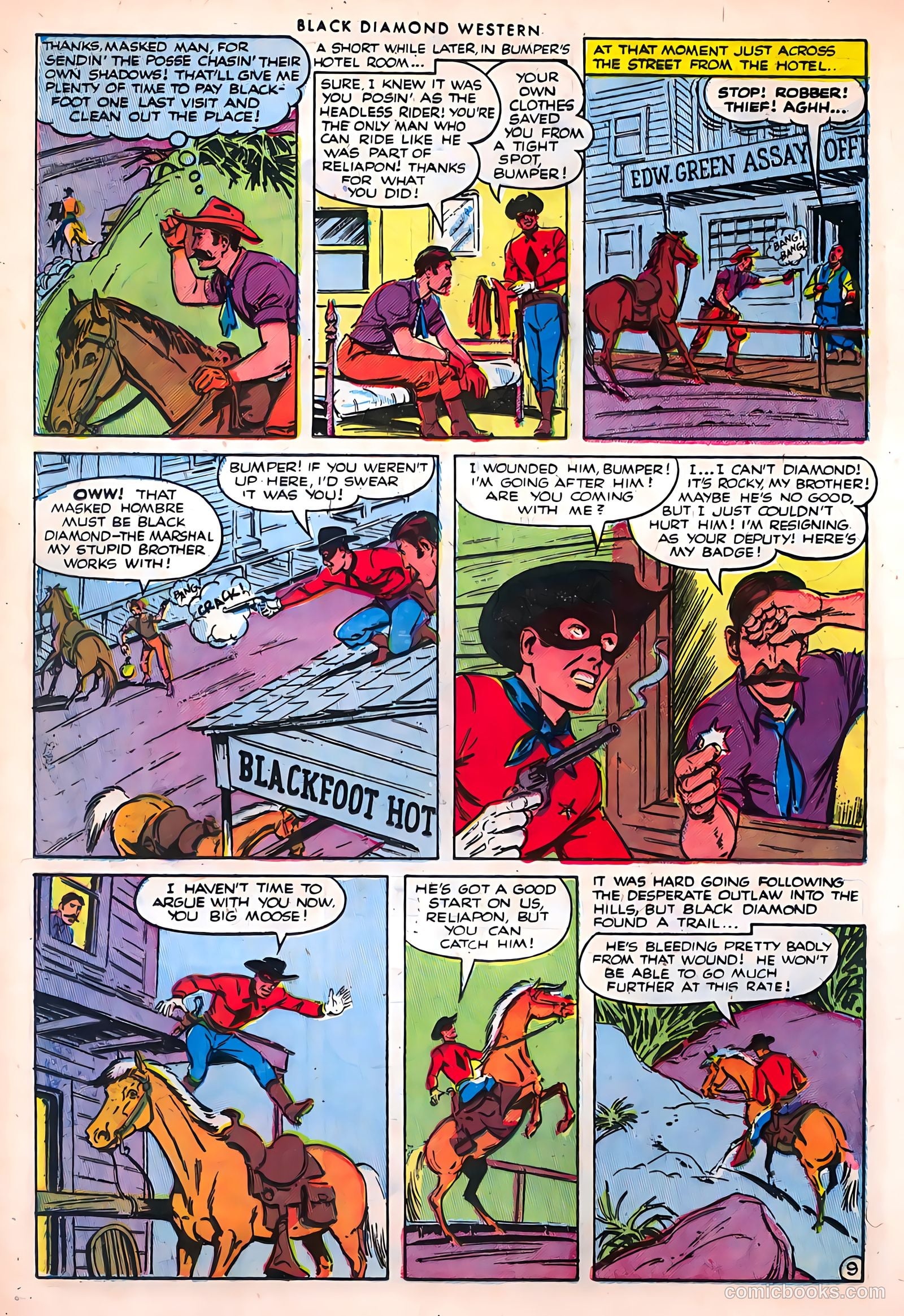 Black Diamond Western #42 (1953) — page 20 of 35