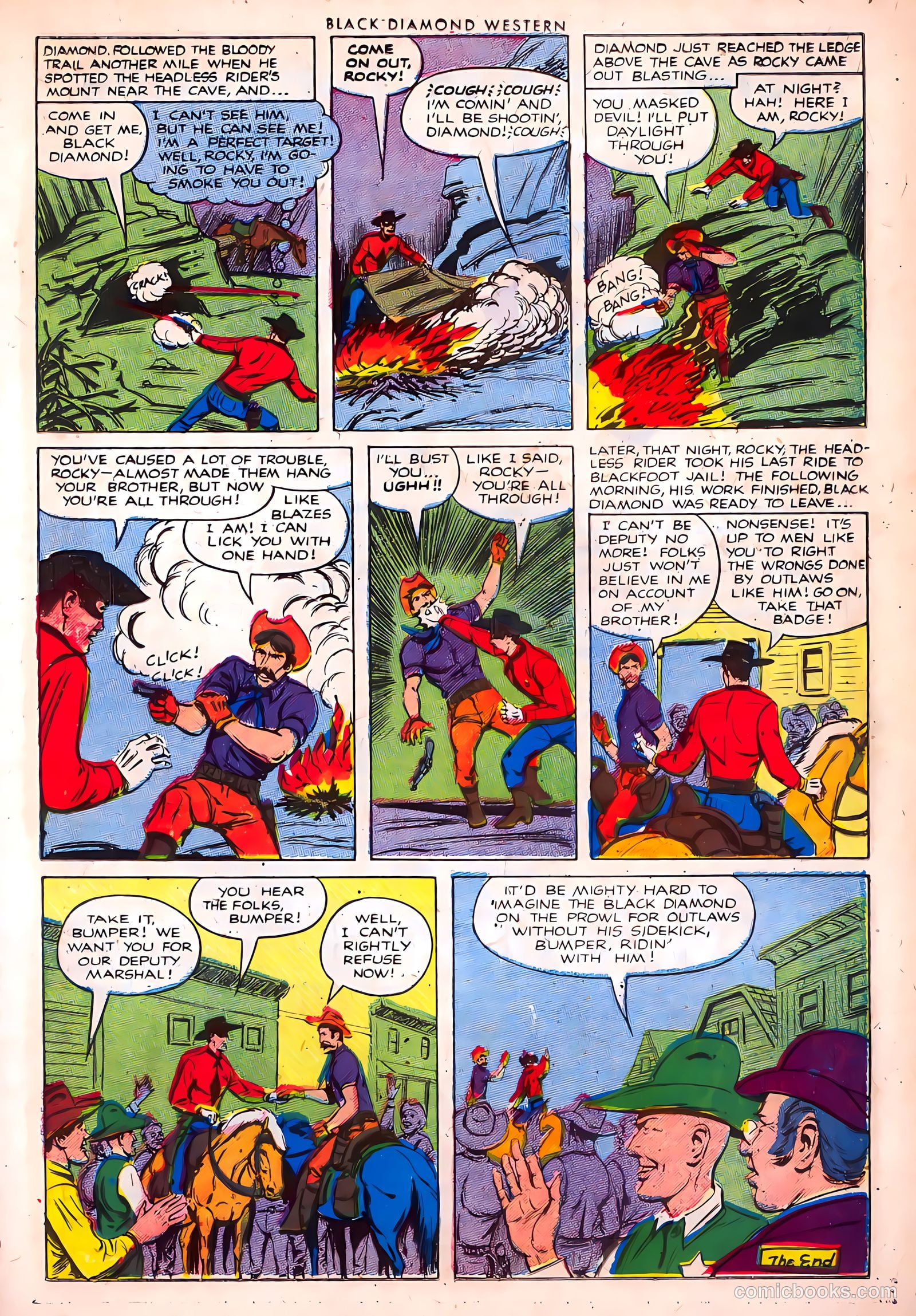 Black Diamond Western #42 (1953) — page 21 of 35