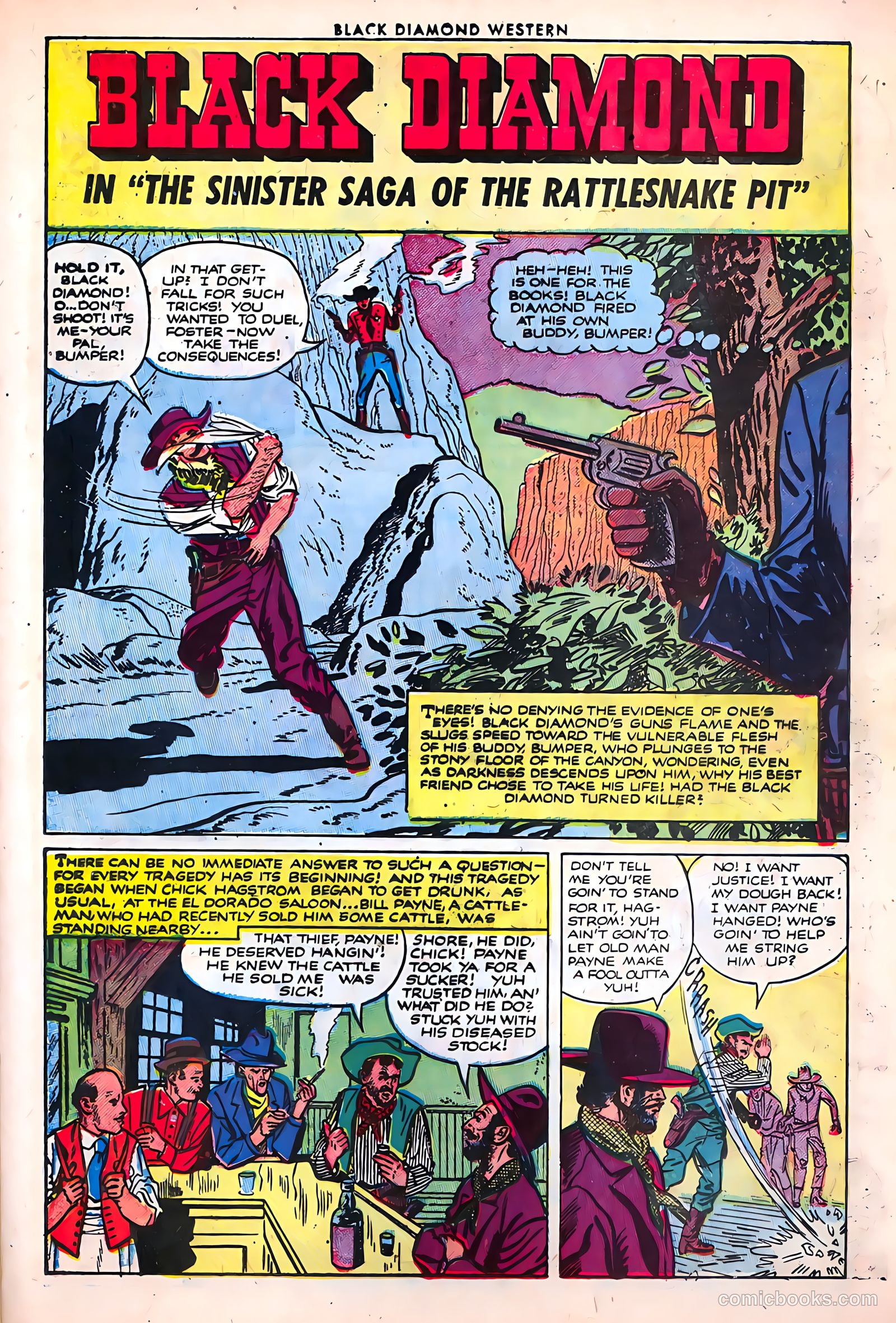 Black Diamond Western #42 (1953) — page 25 of 35