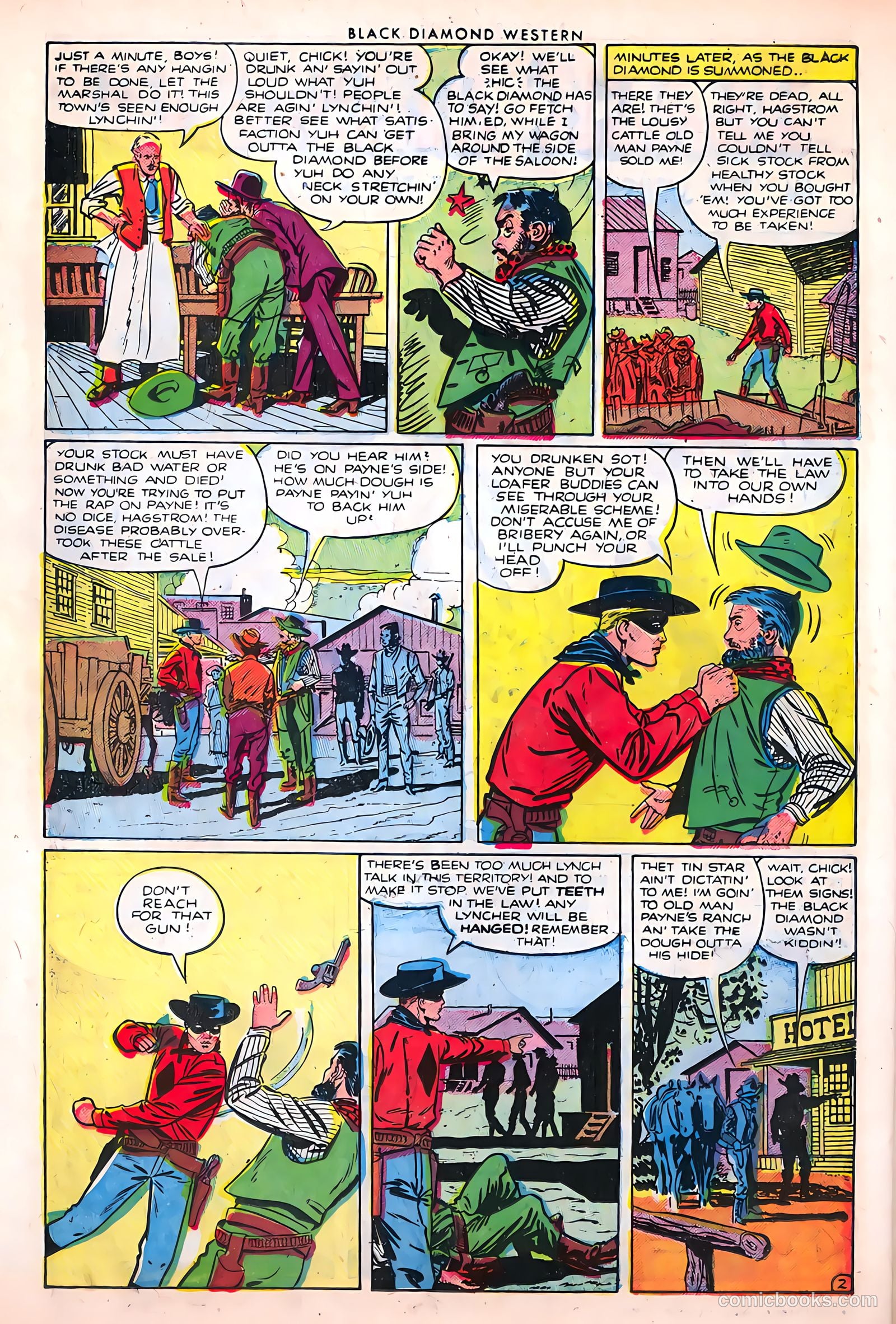 Black Diamond Western #42 (1953) — page 26 of 35