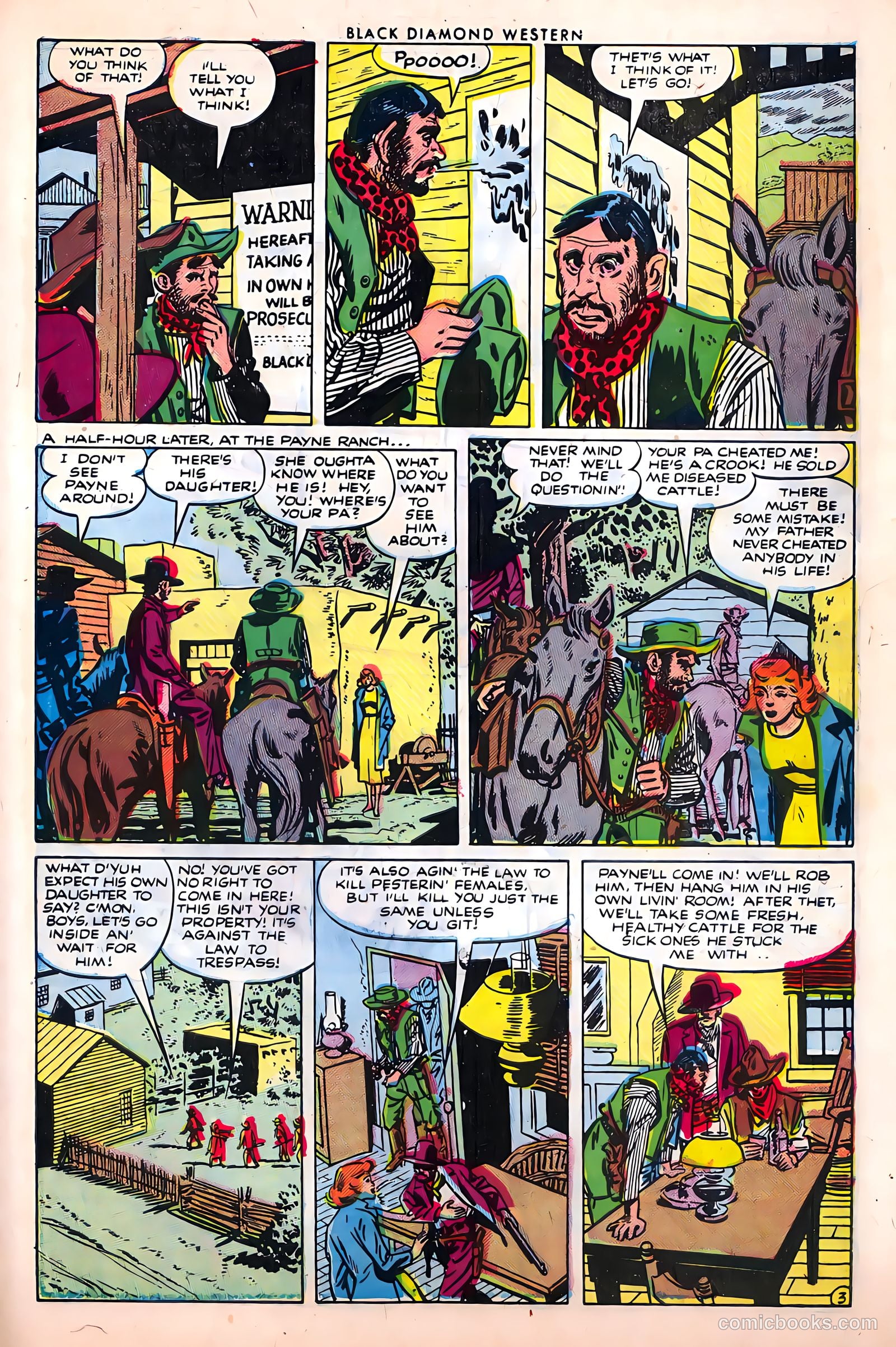Black Diamond Western #42 (1953) — page 27 of 35
