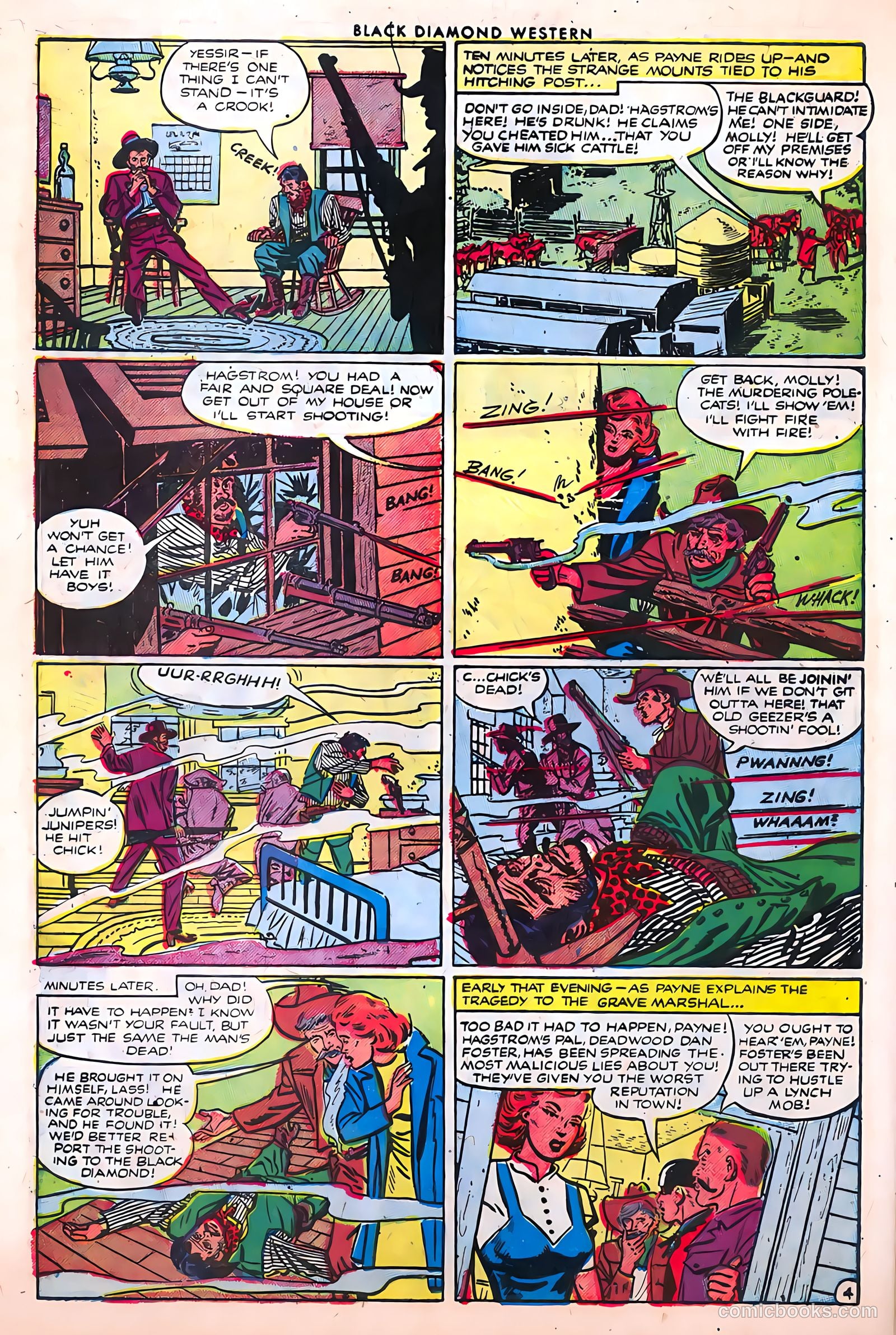 Black Diamond Western #42 (1953) — page 28 of 35