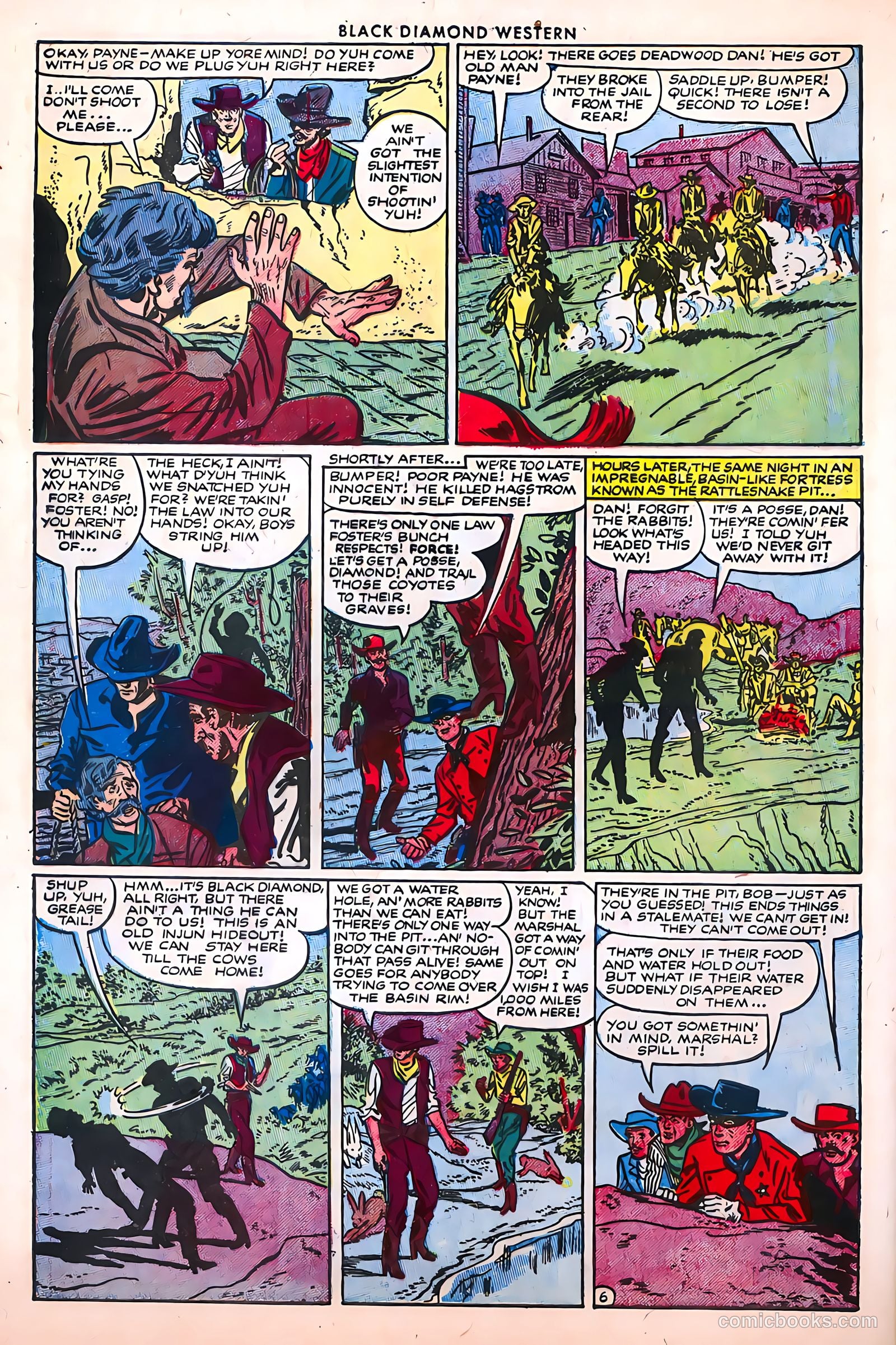 Black Diamond Western #42 (1953) — page 30 of 35