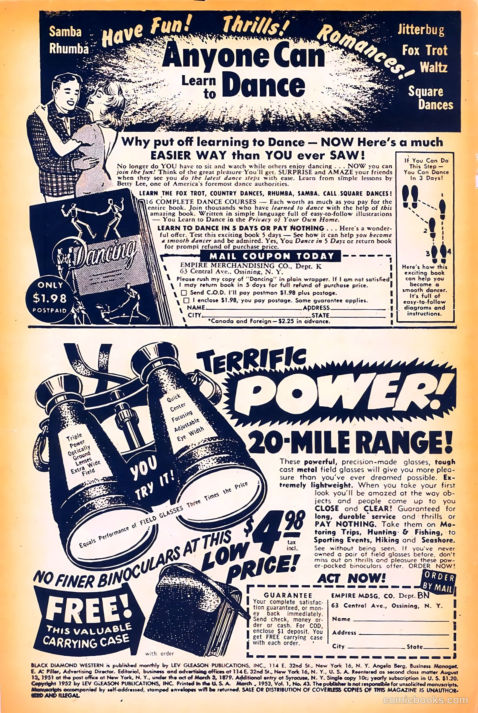 Black Diamond Western #43 (1953) — page 2 of 36