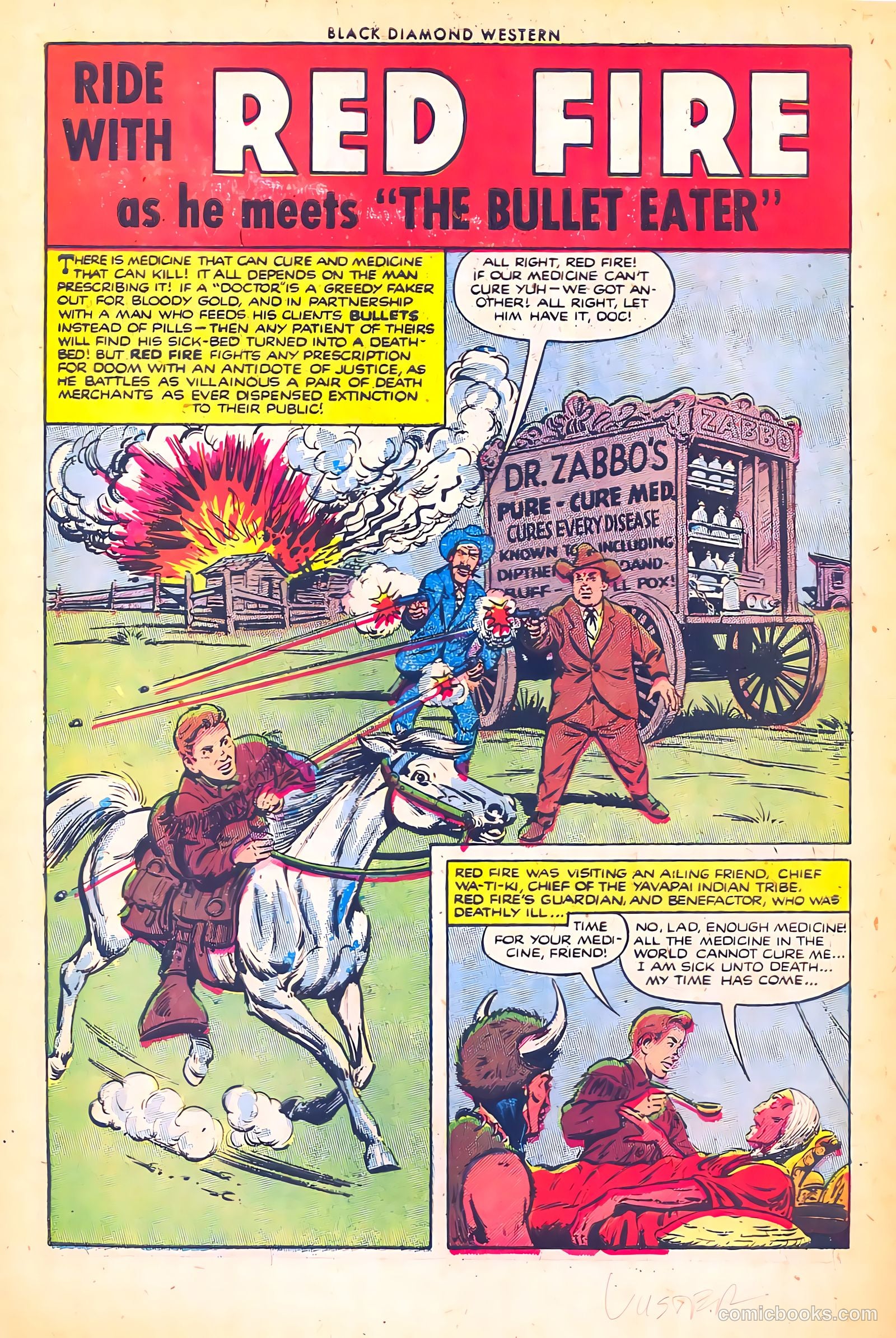 Black Diamond Western #43 (1953) — page 3 of 36